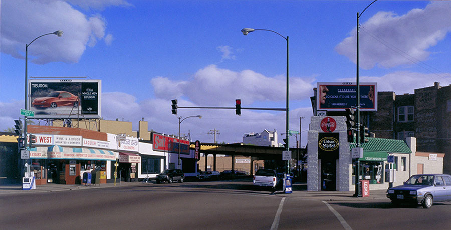 Chicago, 1998, 75x145.5cm