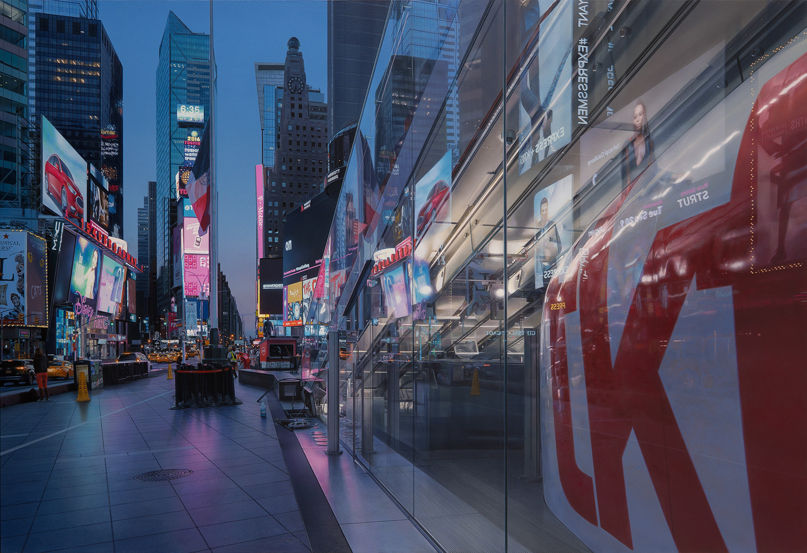 6:35am,2017, 89.4x130.3cm