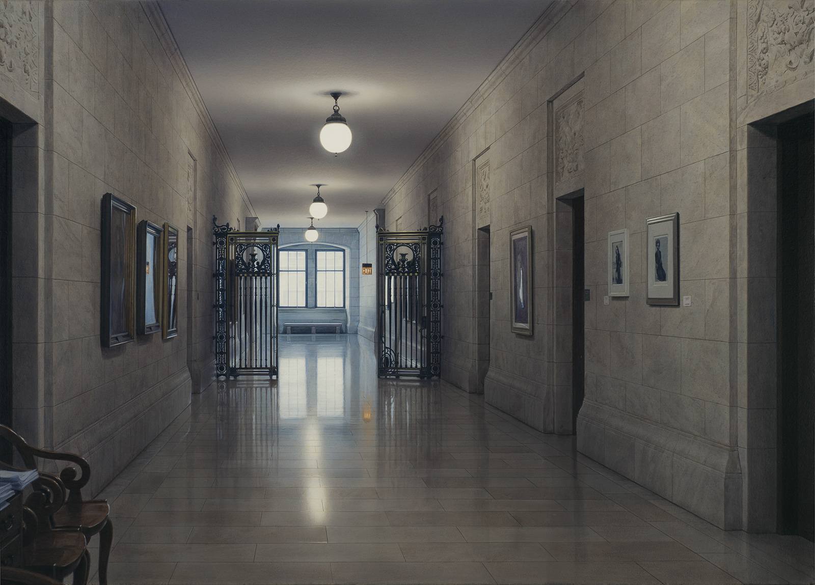 Library#5, 60.6xx91cm