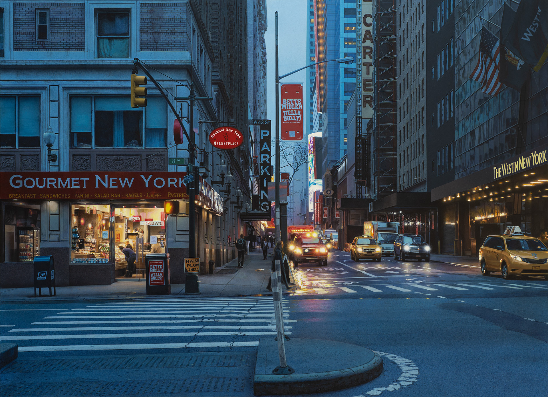 Gourmet New York, 2021, 80.3x100cm