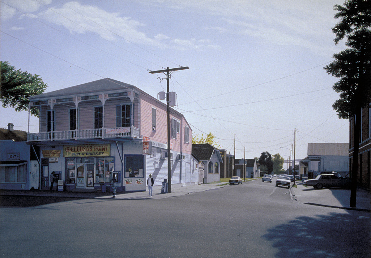 Opelousas Point, 1993,51.5x72.8cm