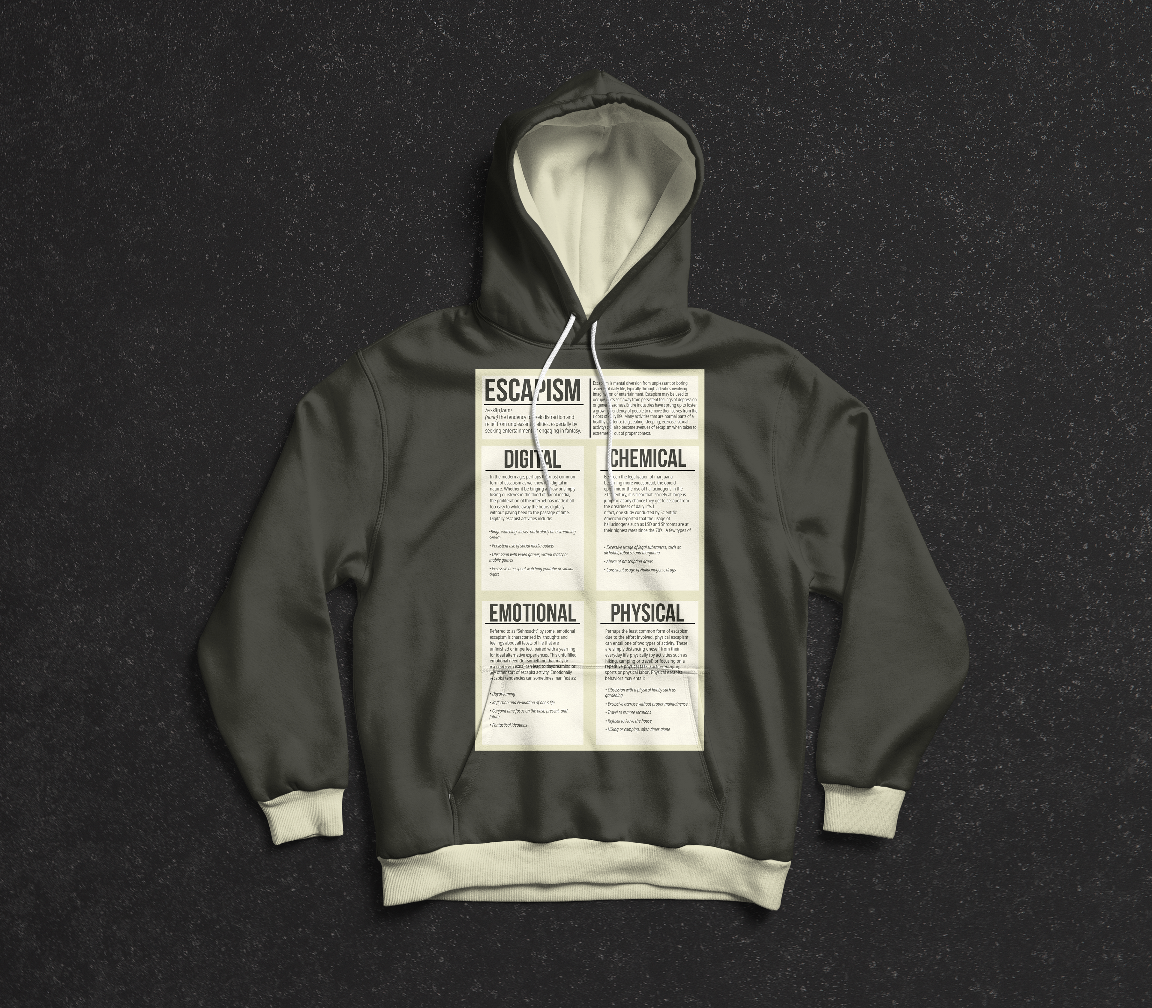 Hoodie based on the Poster