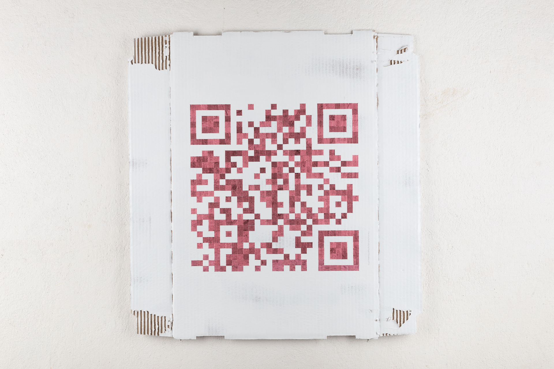 chéri·e II / 2021 / Collage / Lebensmittelverpackungen, Permanentstift, grundierter Verpackungskarton / ca. 58,7 x 55,3 cm