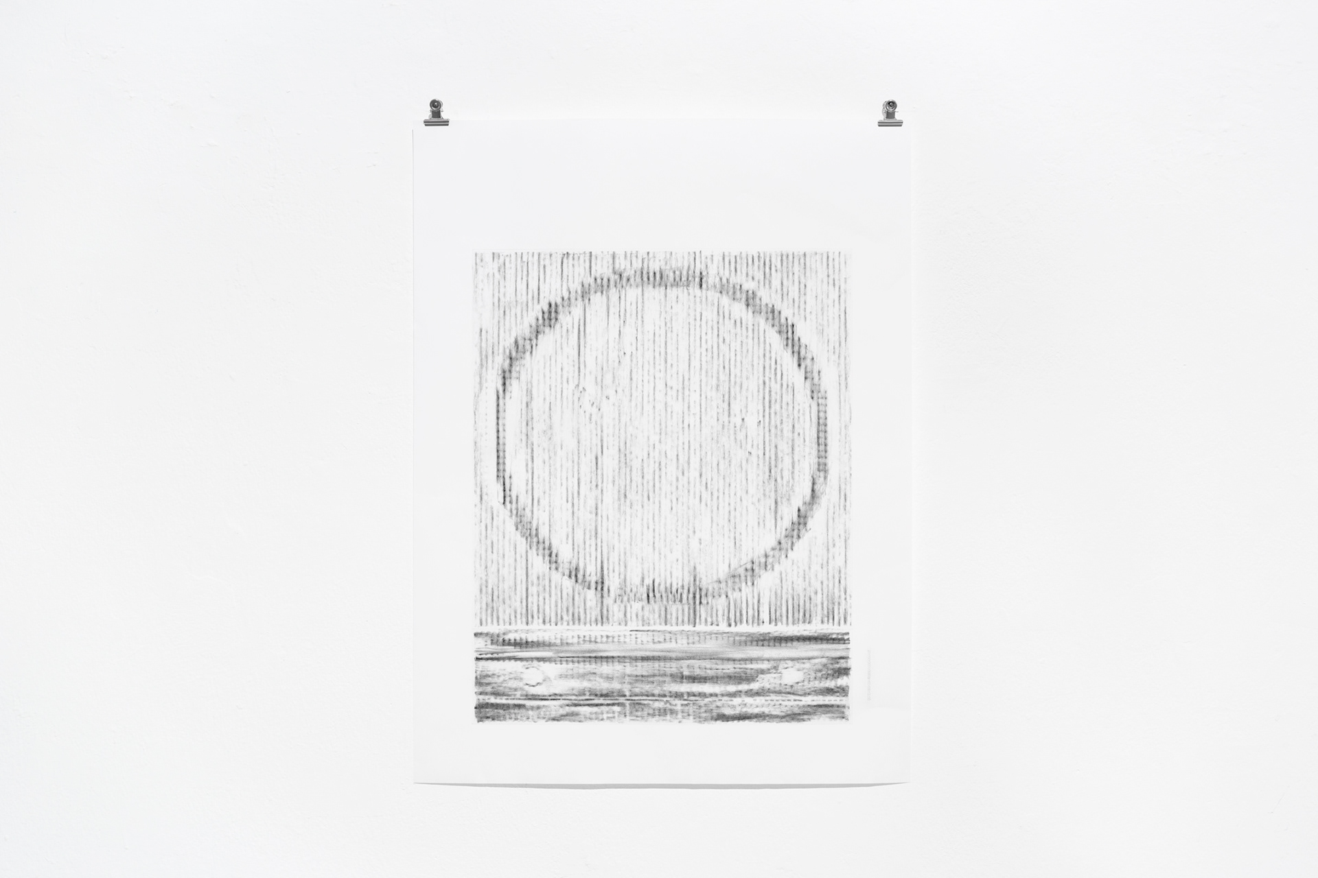 sole (Pugliese) / Edition 1-2 / 2024 / Frottage / Kohle, Bleistift, Papier / 56 x 42 cm