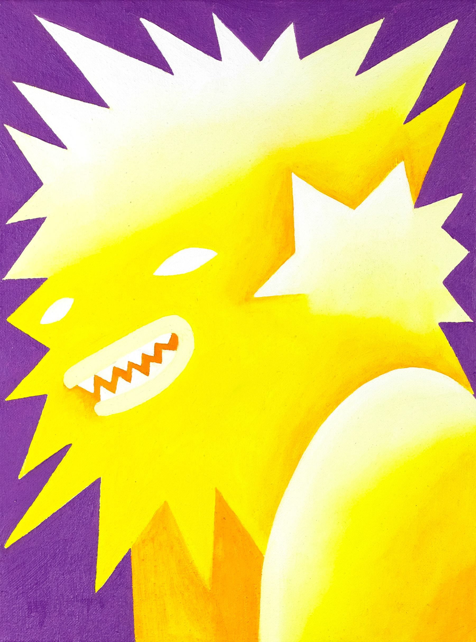 Sun, 2025, 40x30cm, oil on canvas