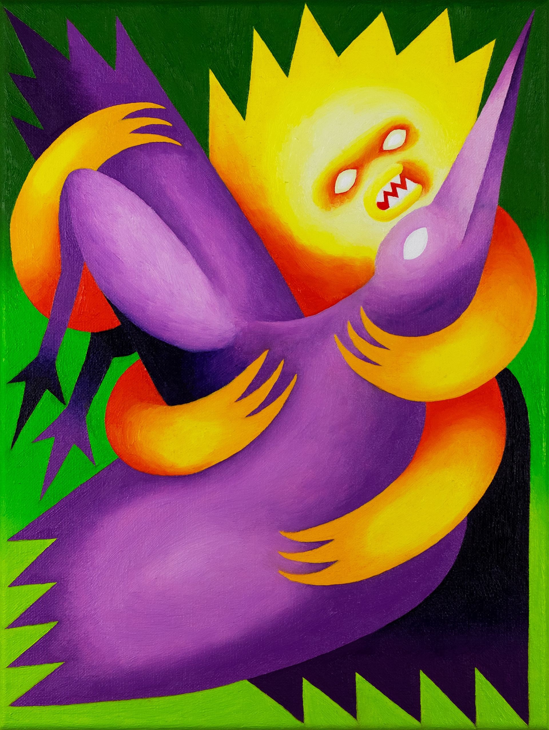 Sunny Ride, 2025, 40x30cm, oil on canvas