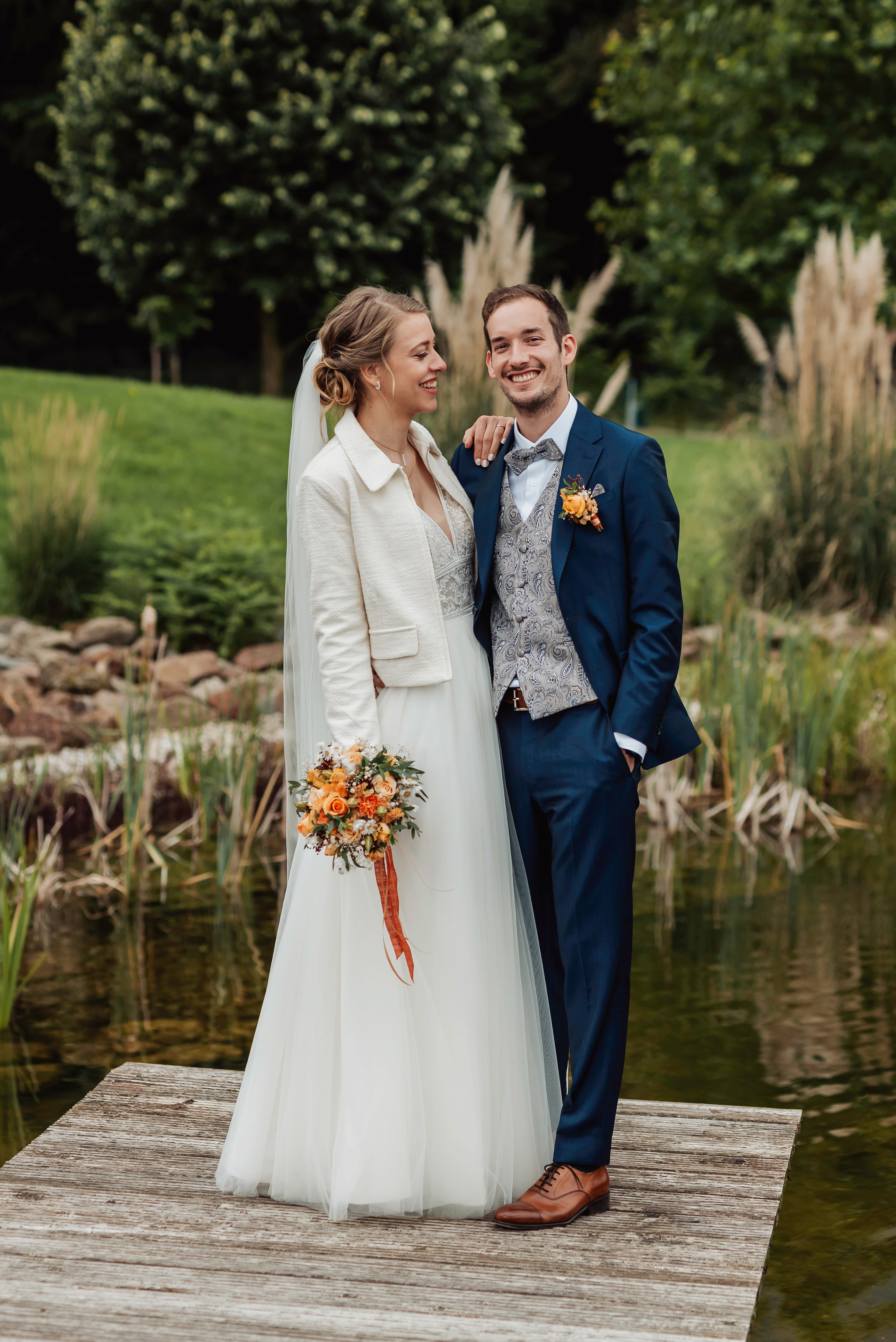 Brautpaarshooting Landgut am Hochwald am See