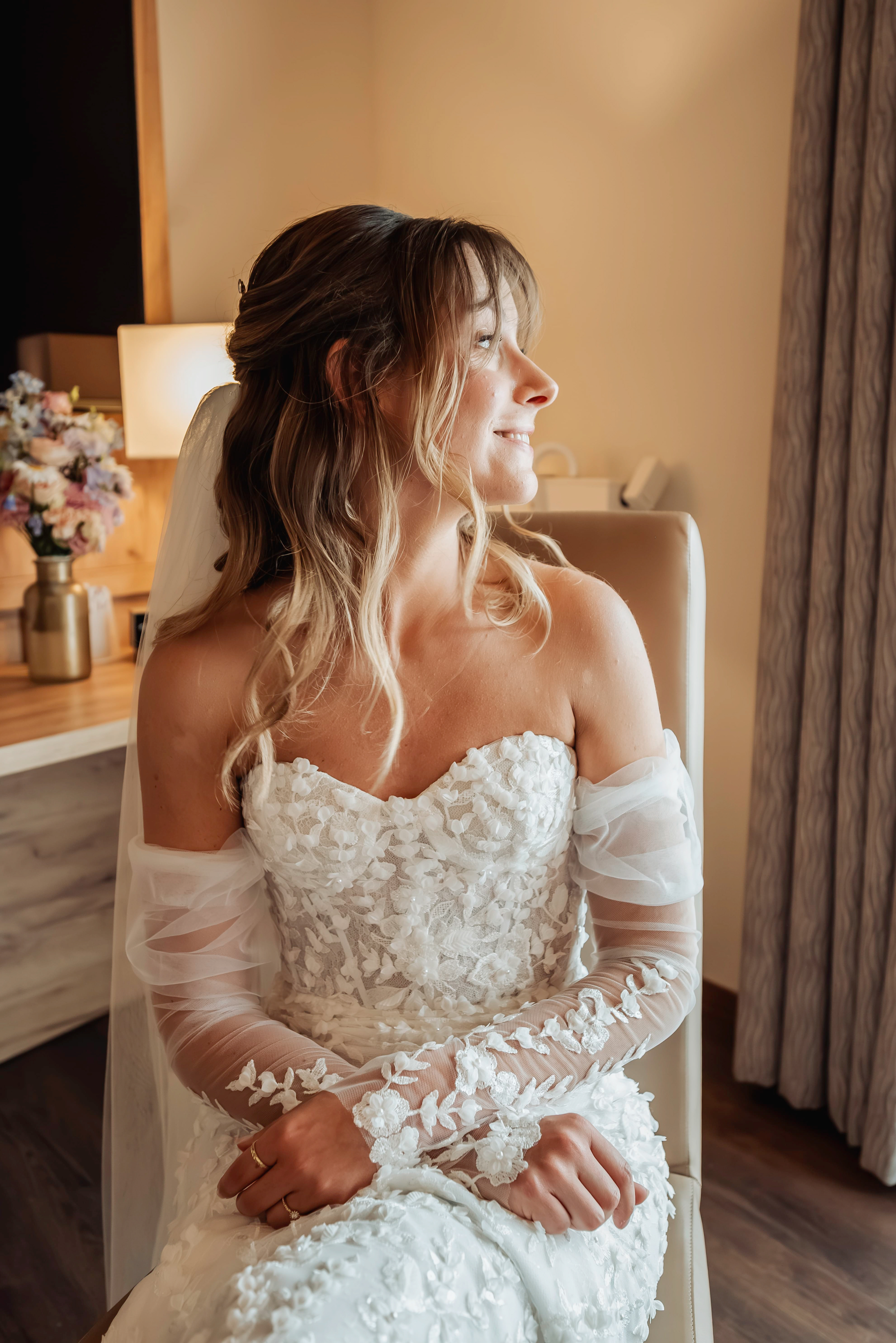 Getting Ready Braut Hotel Landgut