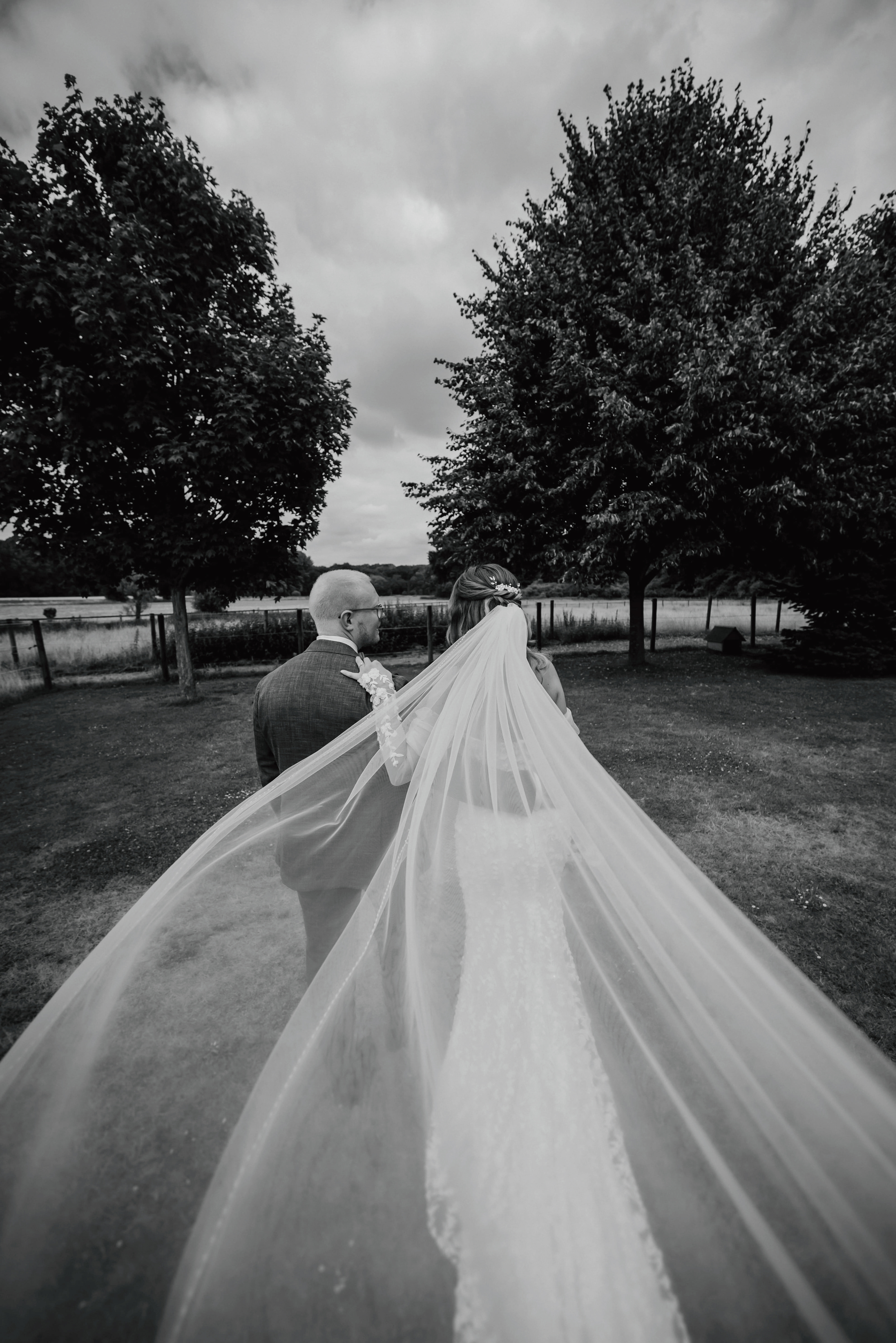 Brautpaar Weide Landgut am Hochwald in Sonsbeck