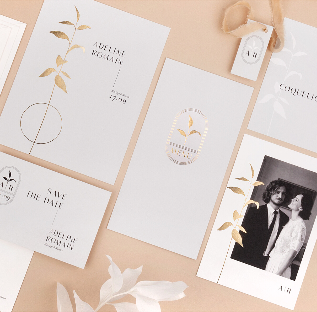 Papeterie Mariage, Rosemood