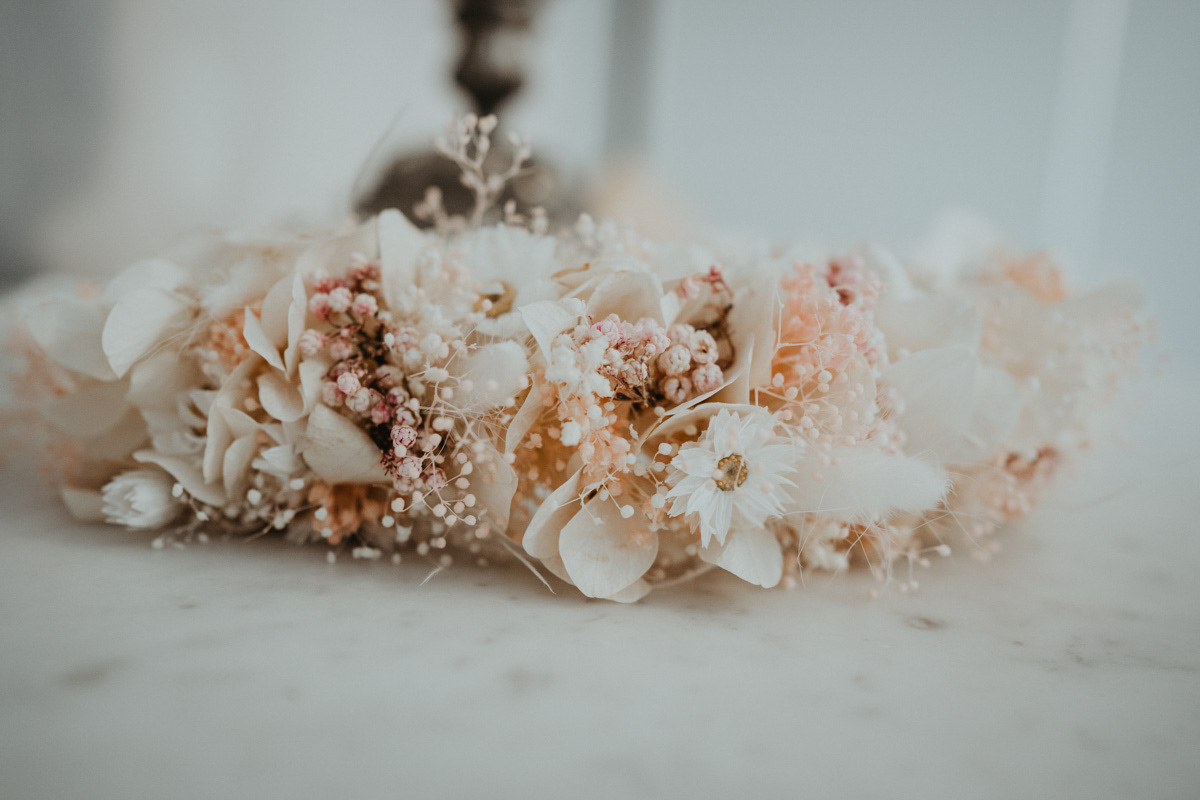 Accessoire mariée | Fleurs séchées