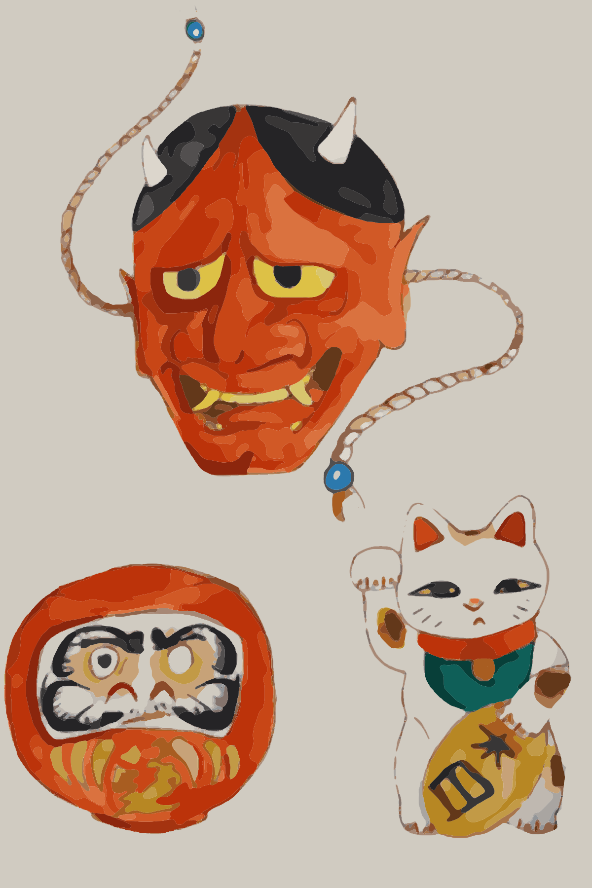 Traditional Japanese image sheet