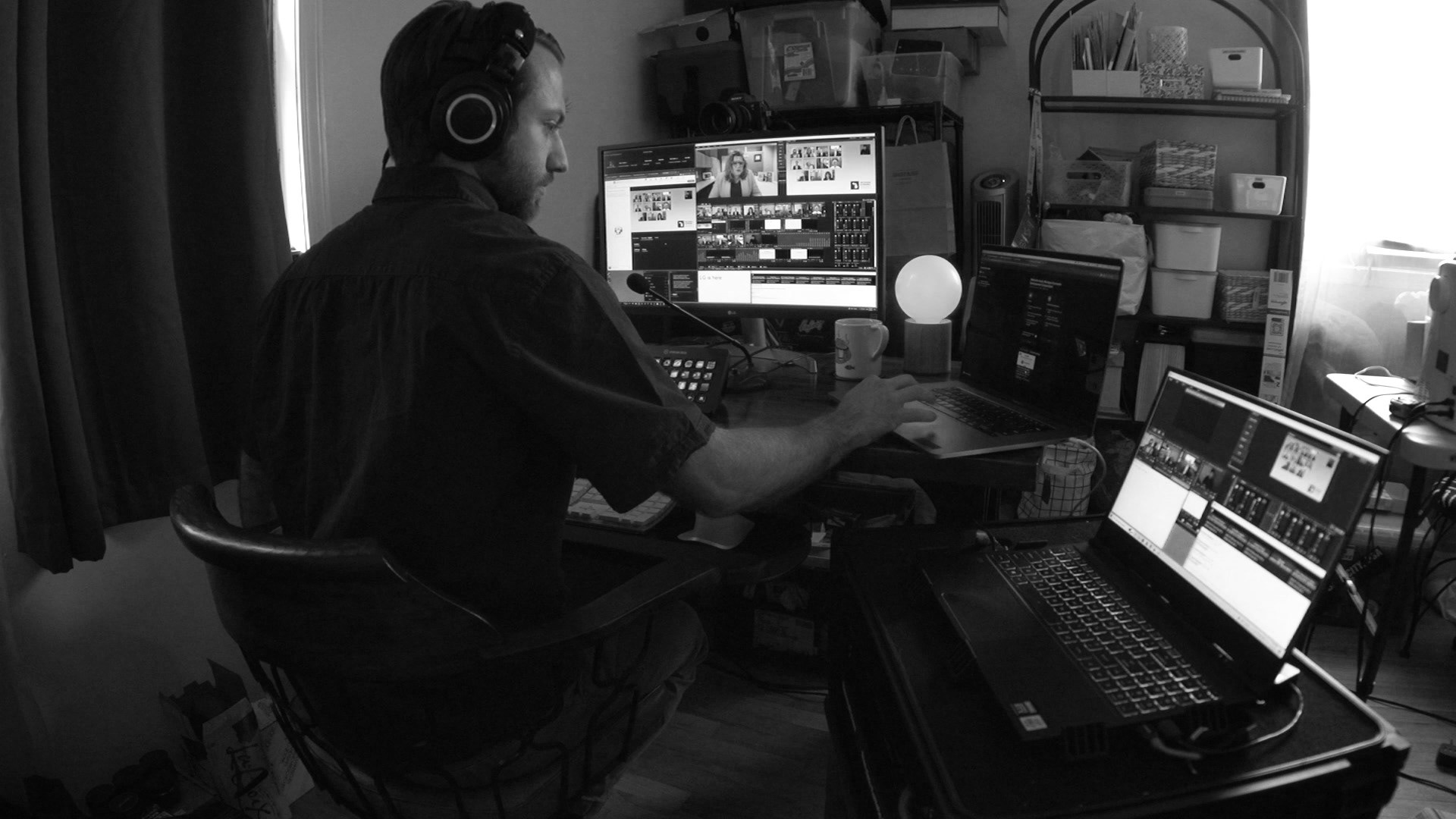 Producing a virtual press conference with 10 remote callers, including Gov. Gretchen Whitmer. (2023)