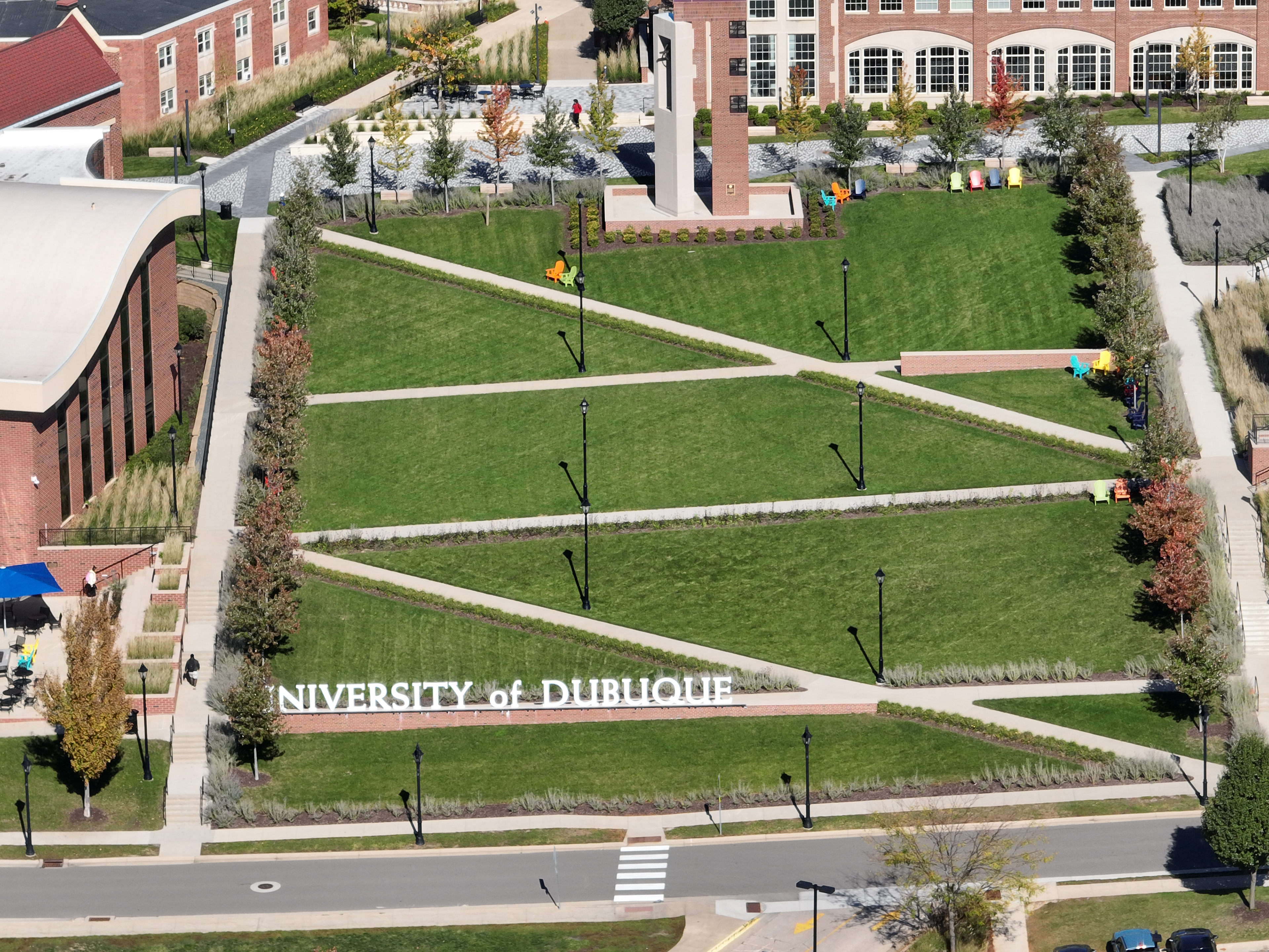 University of Dubuque. Copyright © 2023 Hawkinson Aerial Photography, LLC. All rights reserved.