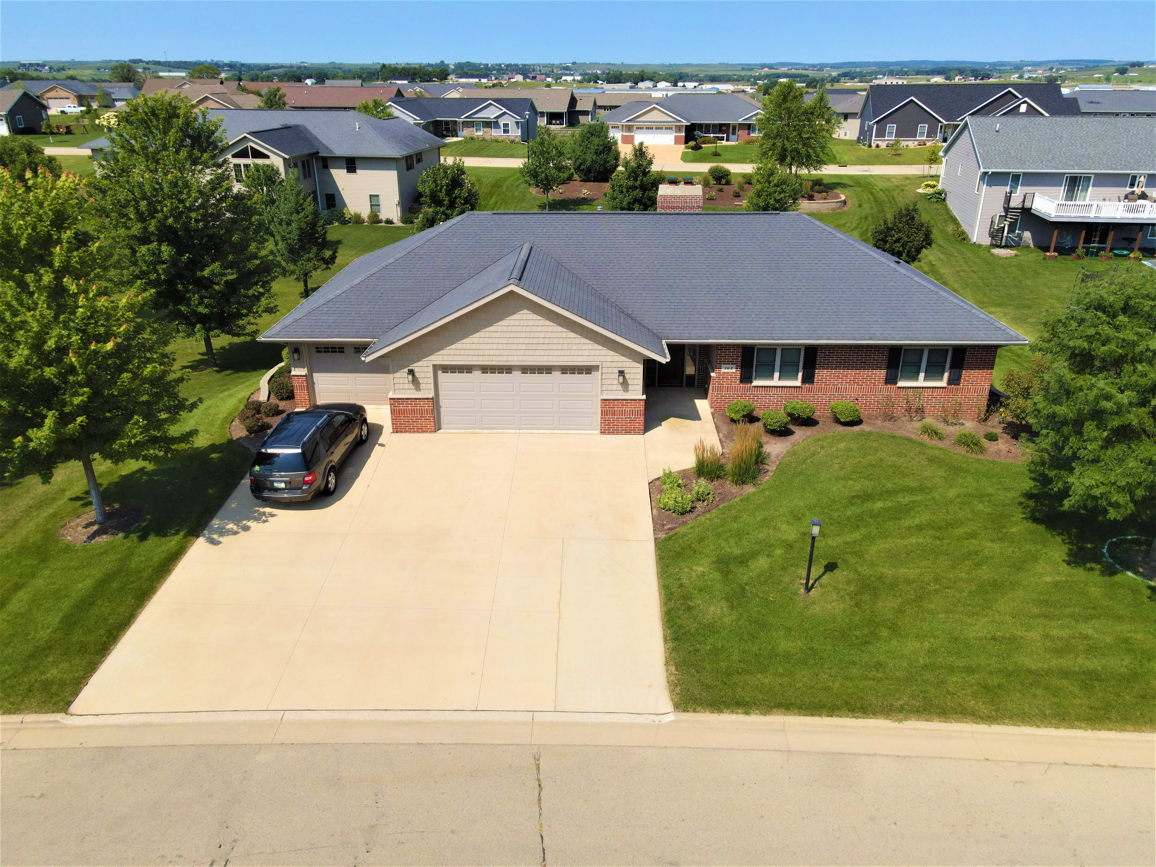 Cascade, Iowa. Hawkinson Aerial Photography, LLC