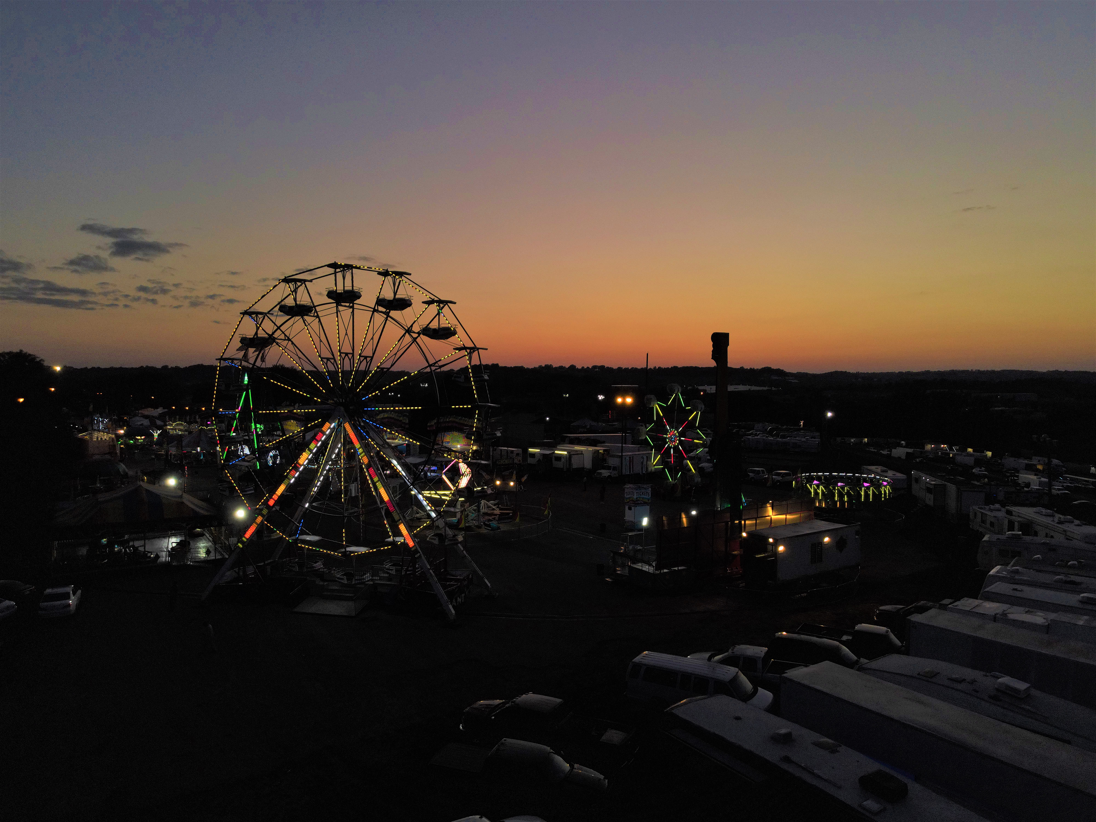 Dubuque County Fair. © 2021 Hawkinson Aerial Photography, LLC