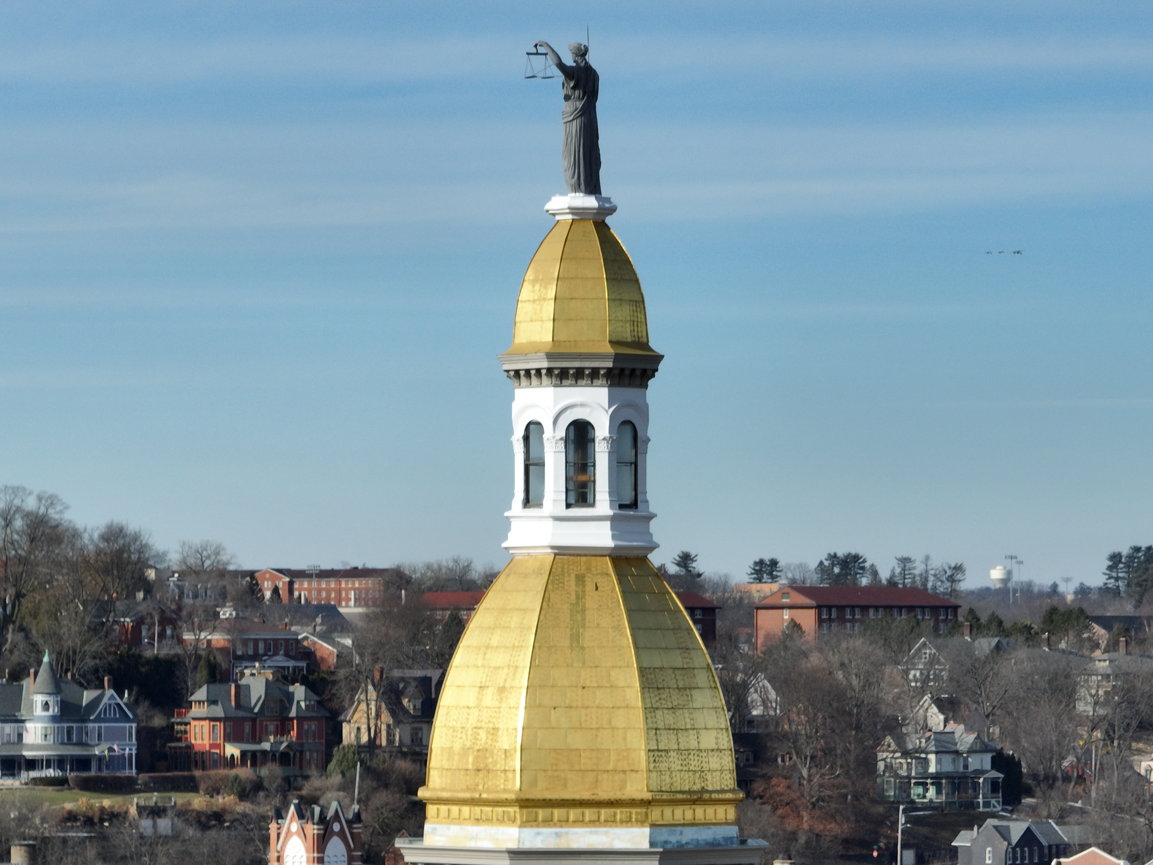 Dubuque County Courthouse. © 2022 Hawkinson Aerial Photography, LLC