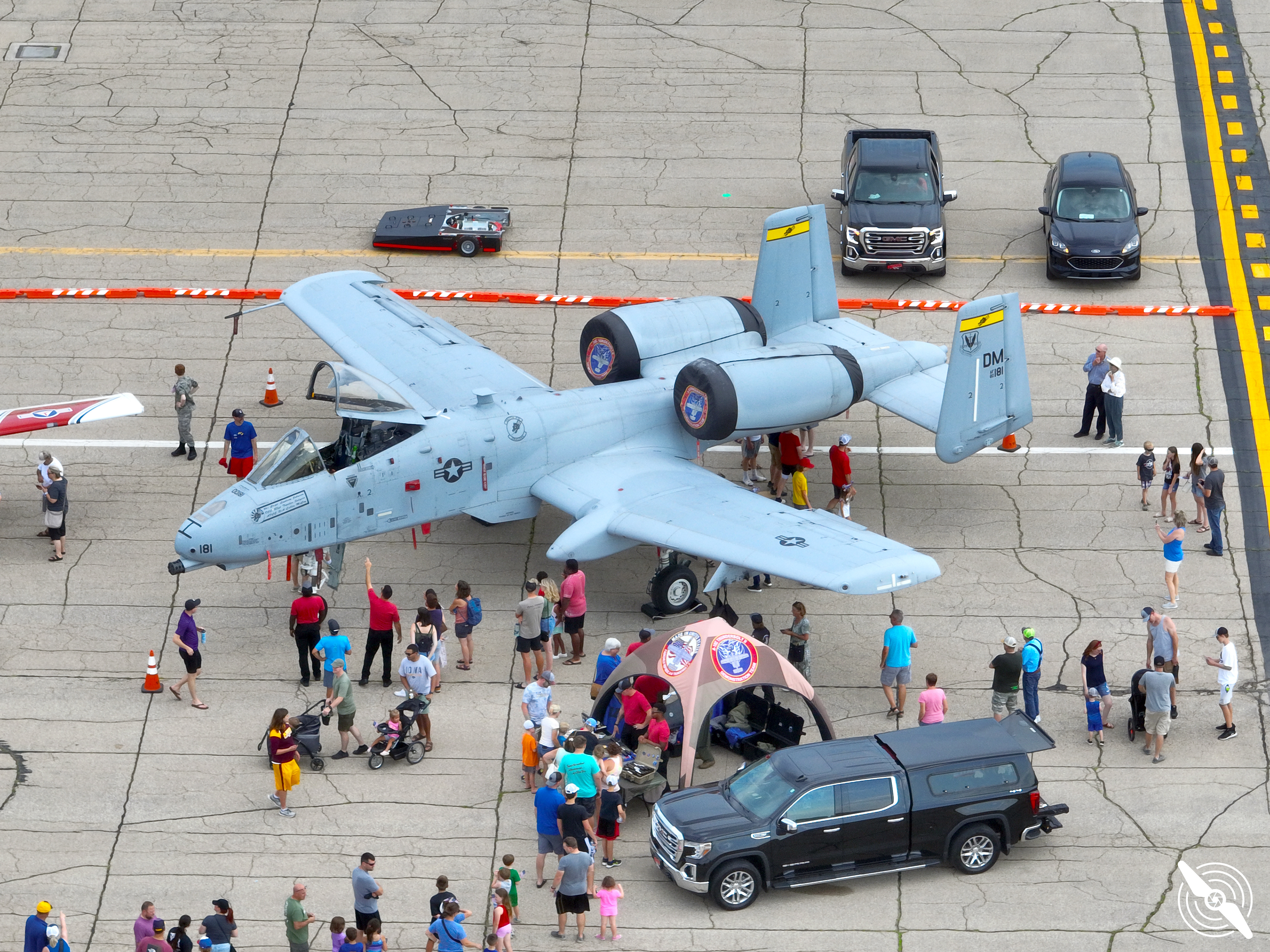 2023 Dubuque Regional Airport Open House. Copyright © 2023 Hawkinson Aerial Photography, LLC. All rights reserved.