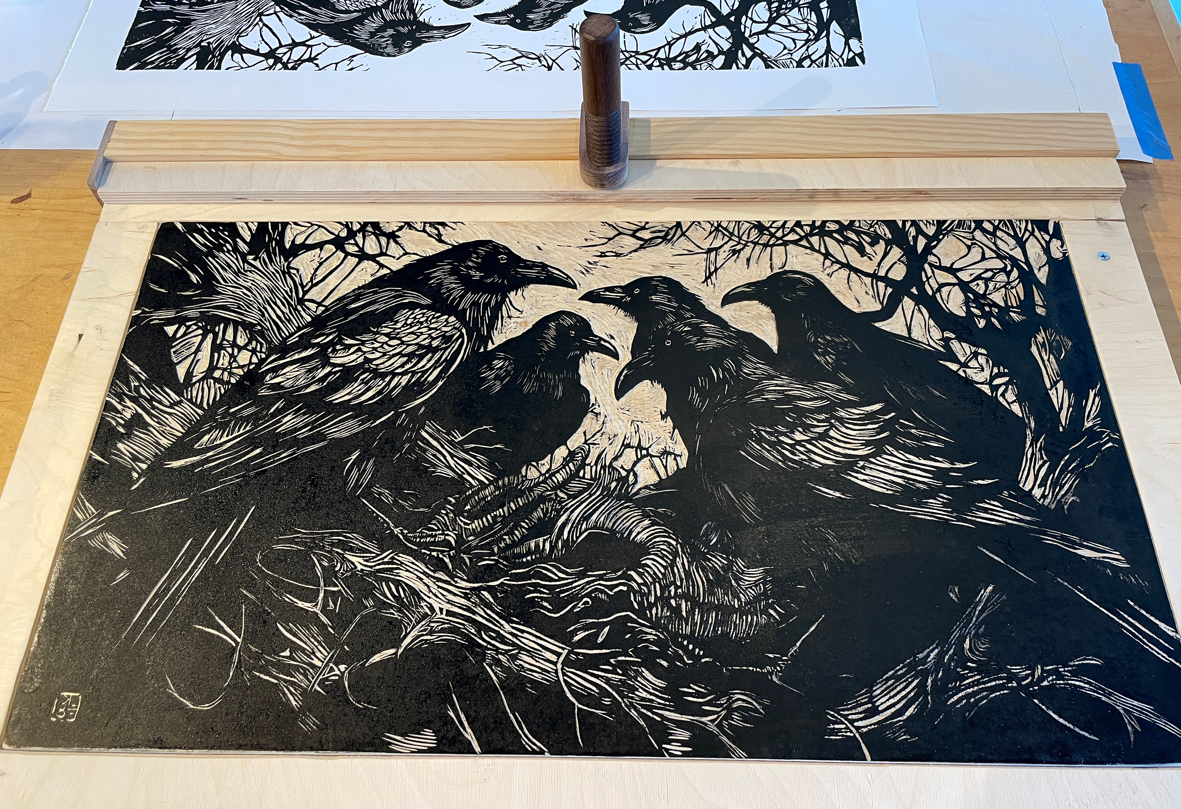 Inked matrix, The Crows