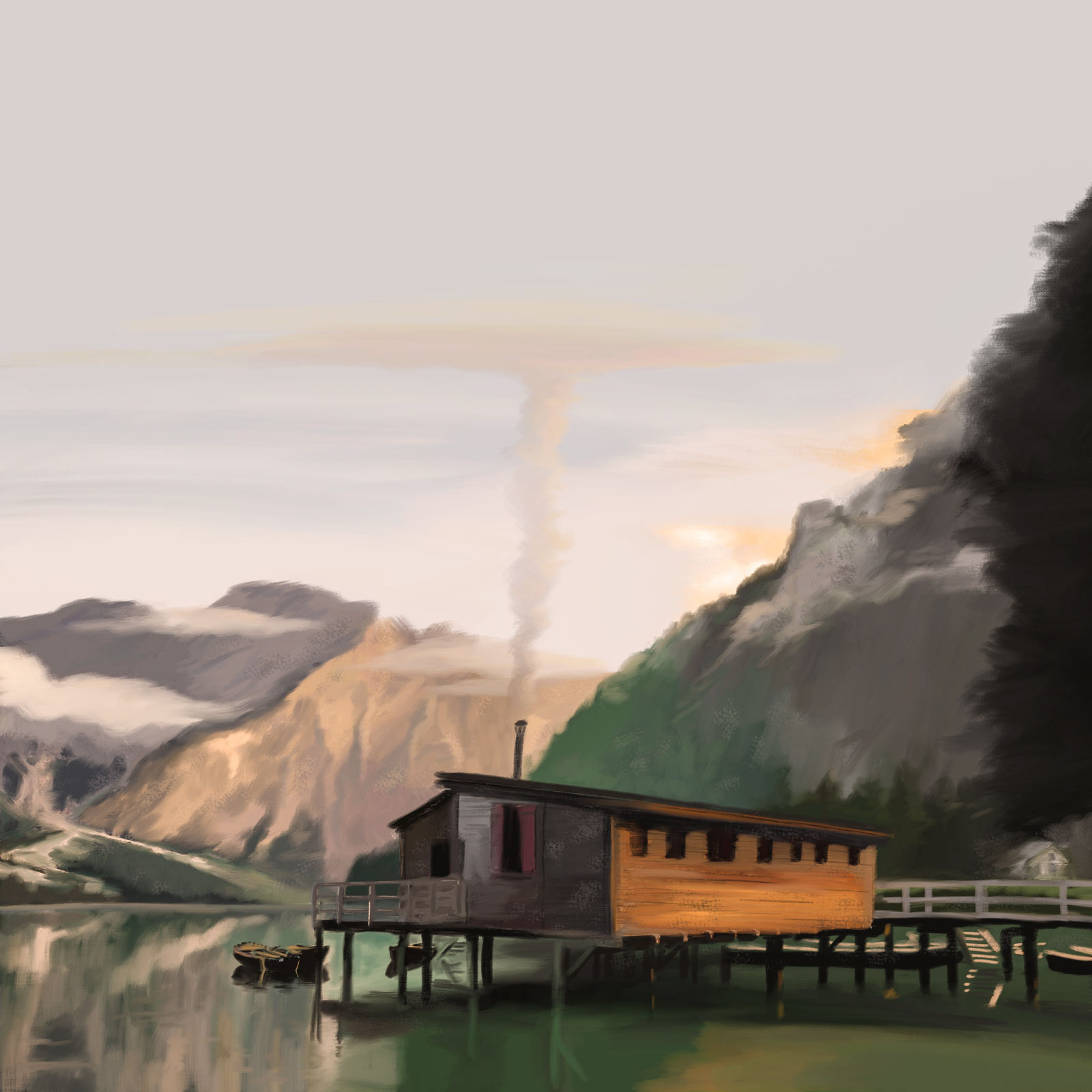 The lake