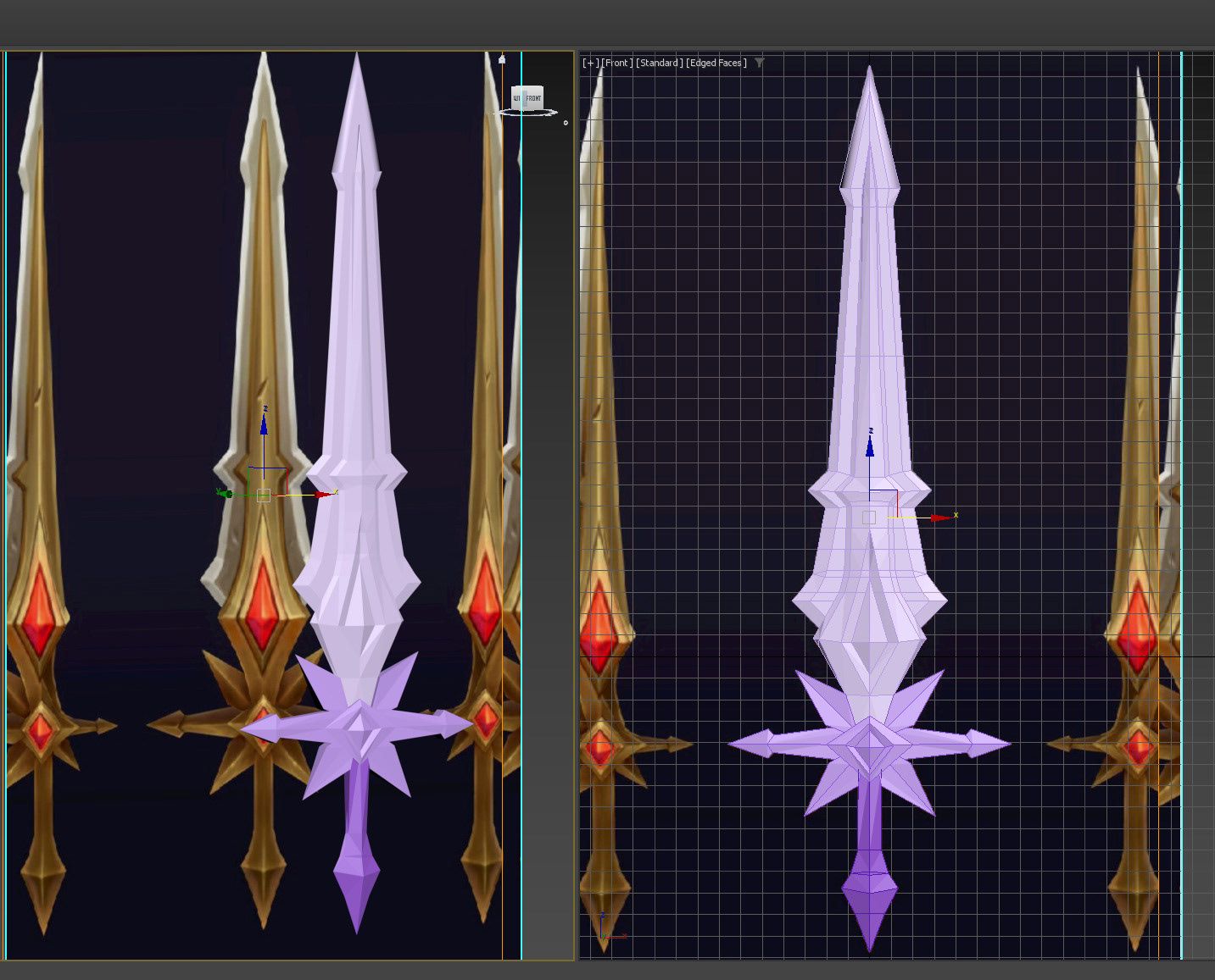 Sword from League of Legends study (2023) 3ds Max
