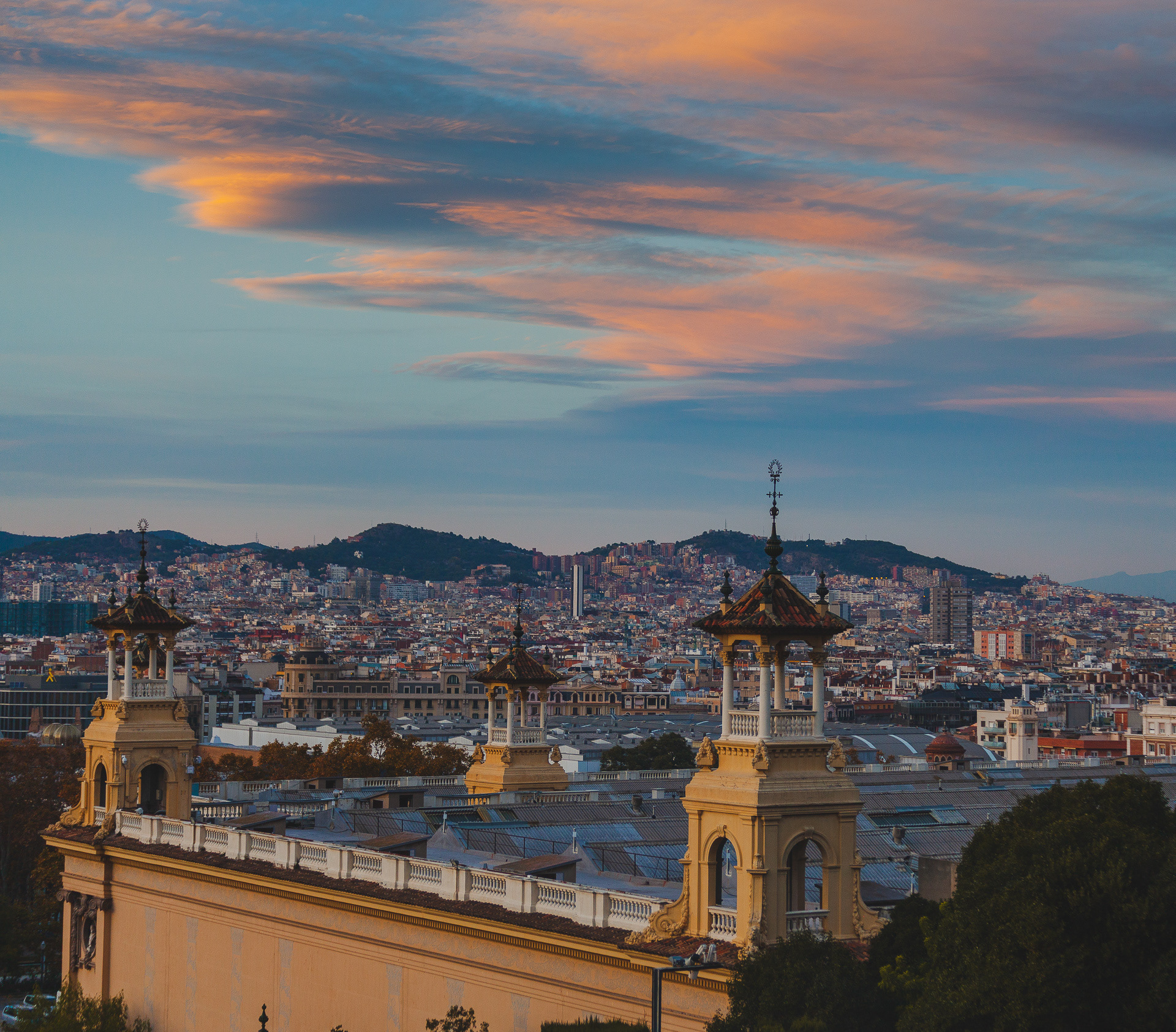 Barcelona rooftops
