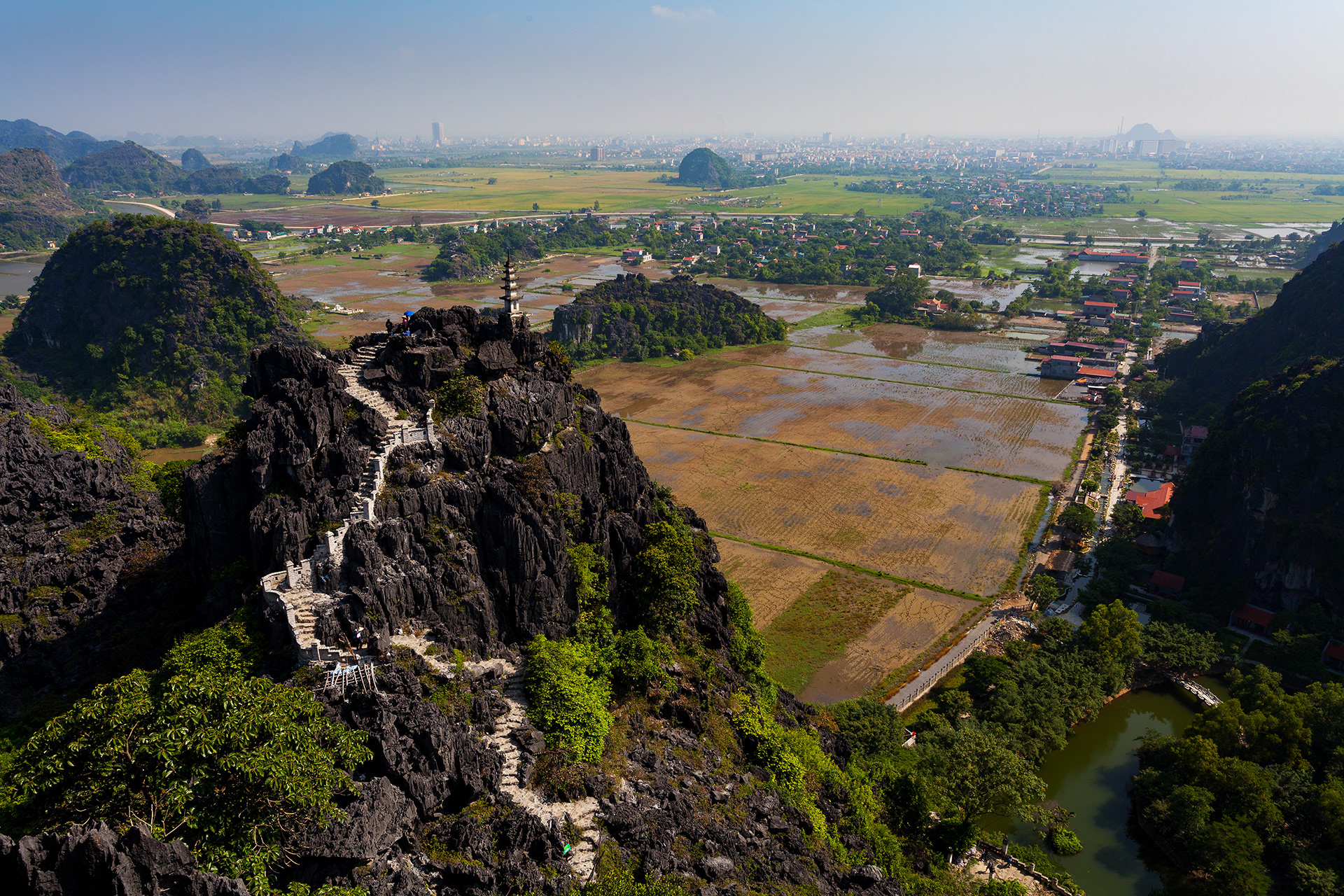 Tam Coc - across to Mua Cave