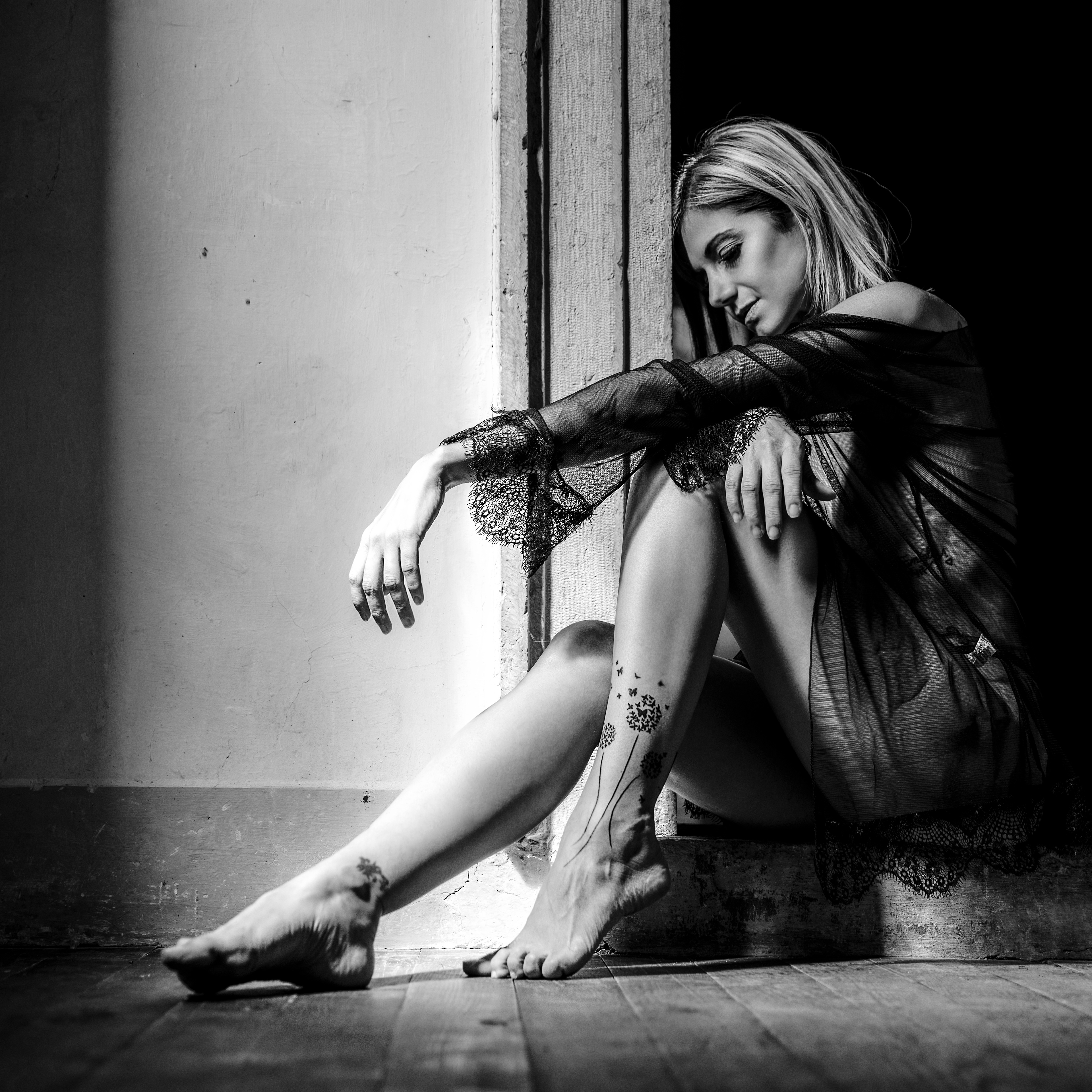 Ragazza delle farfalle