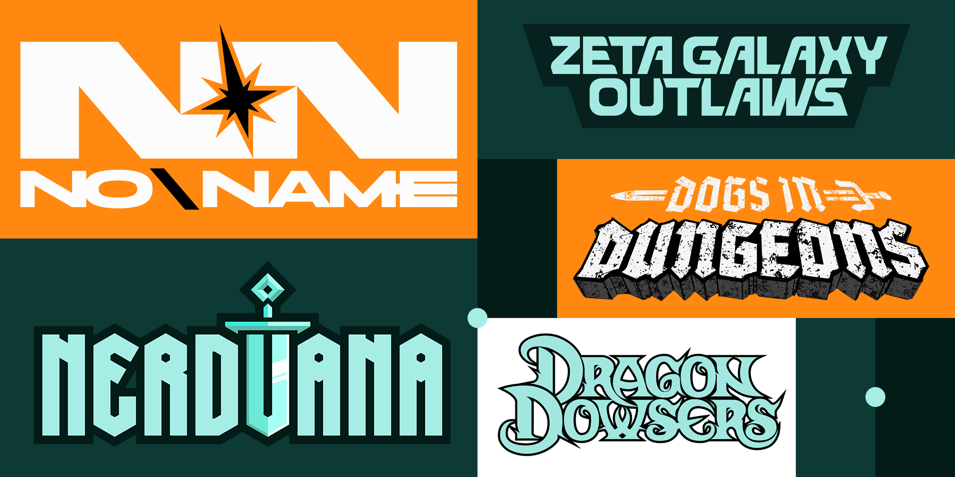 NO\NAME | Rafal Jaki ● ZETA GALAXY OUTLAWS | Kenneth LasterNO\NAME | Rafal Jaki ● NERDVANA | Friends Vs Friends ● DRAGON DOWSERS | Hatchling Games