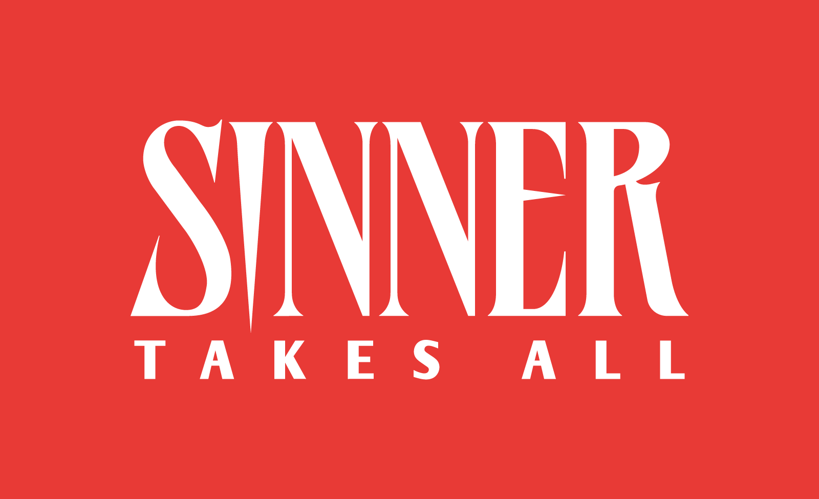Logo for the "Sinner Takes All" comics series by Damien Becton, Sunando C and others