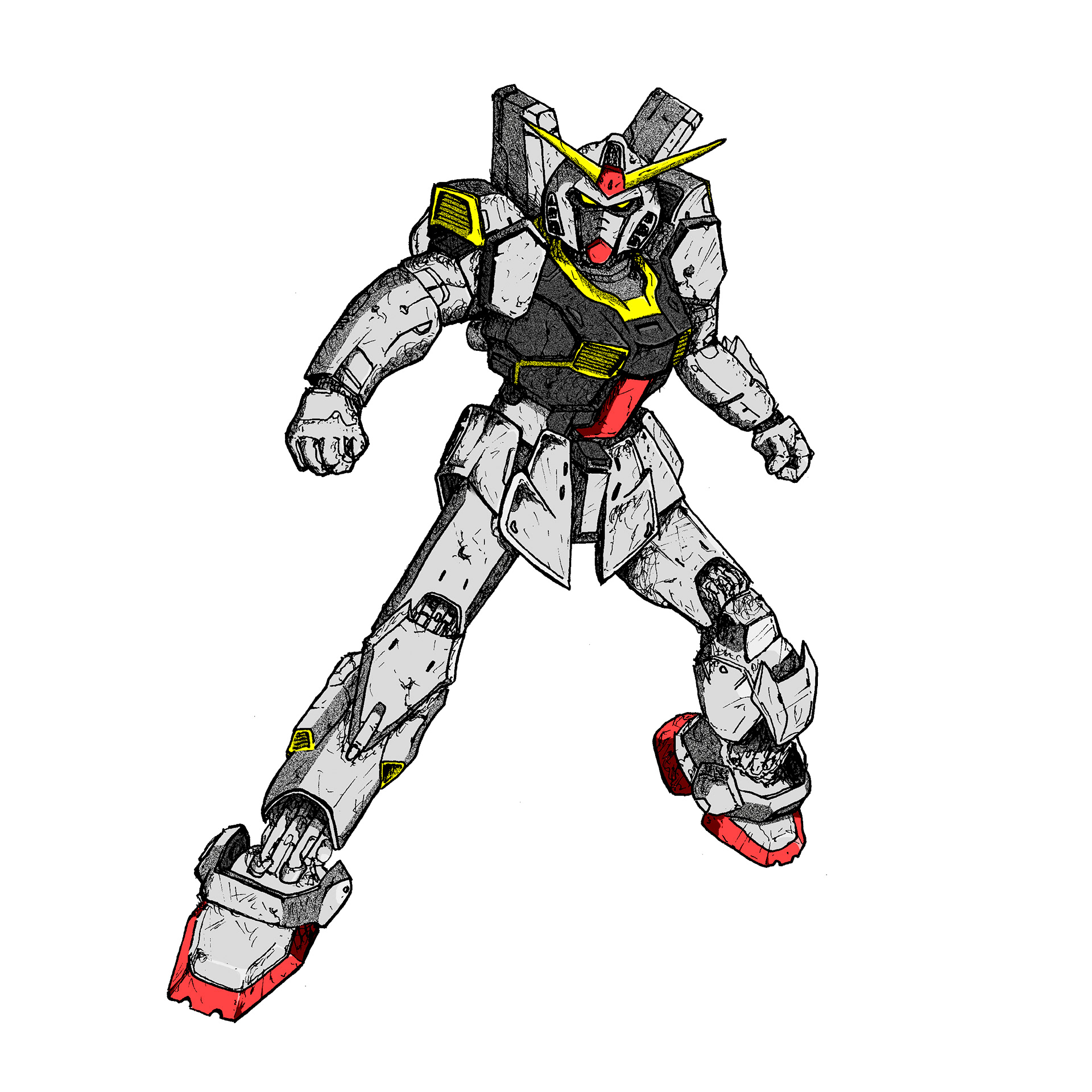 Gundam fan-art (2016)