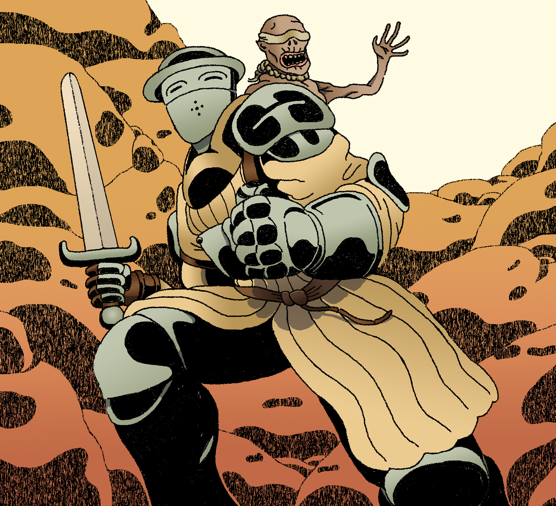 Fan-art for Work For Hire by Matt Emmons (2023)