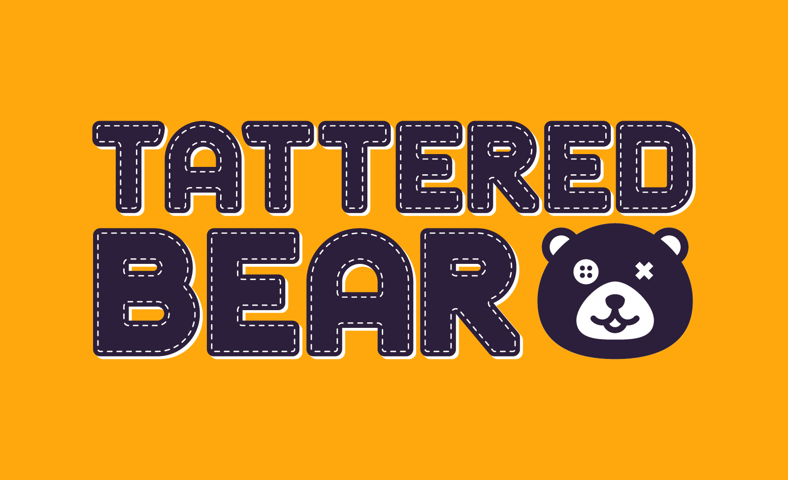 Logo for the "Tattered Bear", a TTRPG publisher