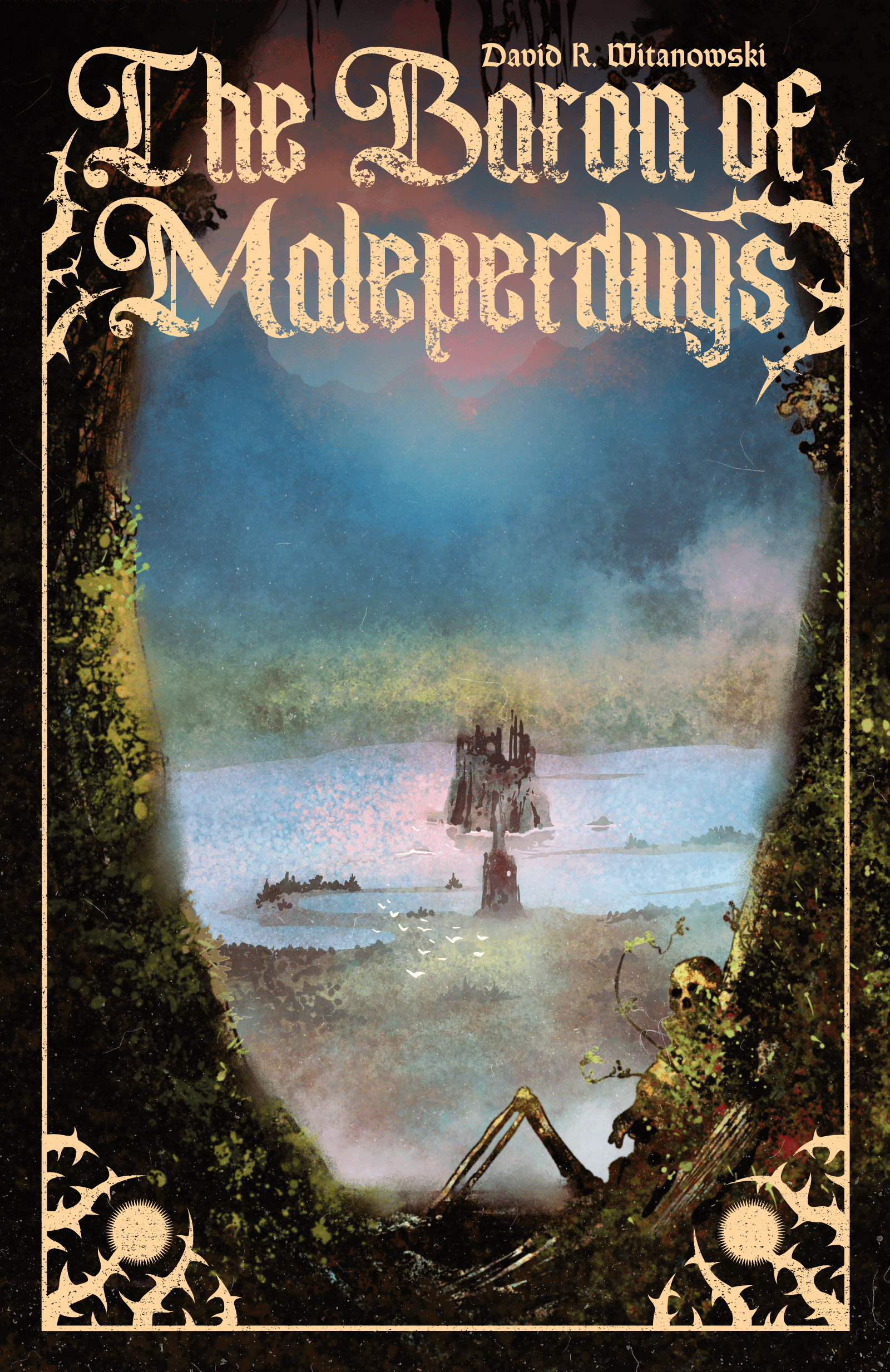 Logo and cover design for the "The Baron of Maleperduys" book by David R. Witanowski. Art by Goran Gligović