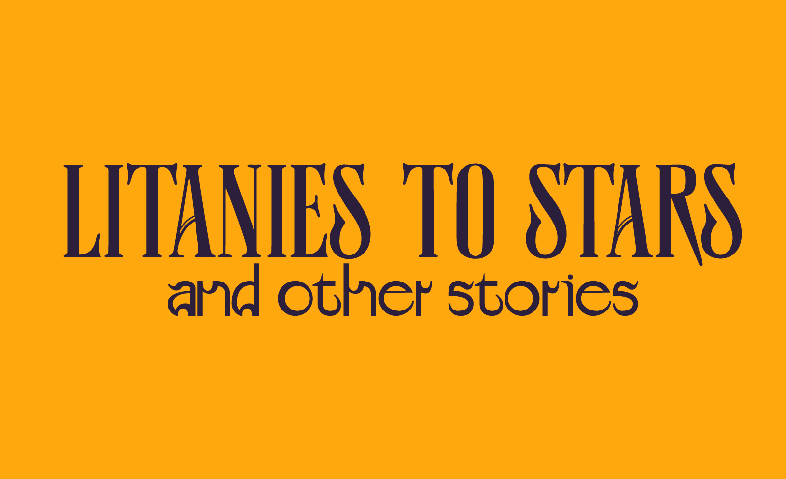 Logo for "Litanies to Stars" comic book by Ramon Perales
