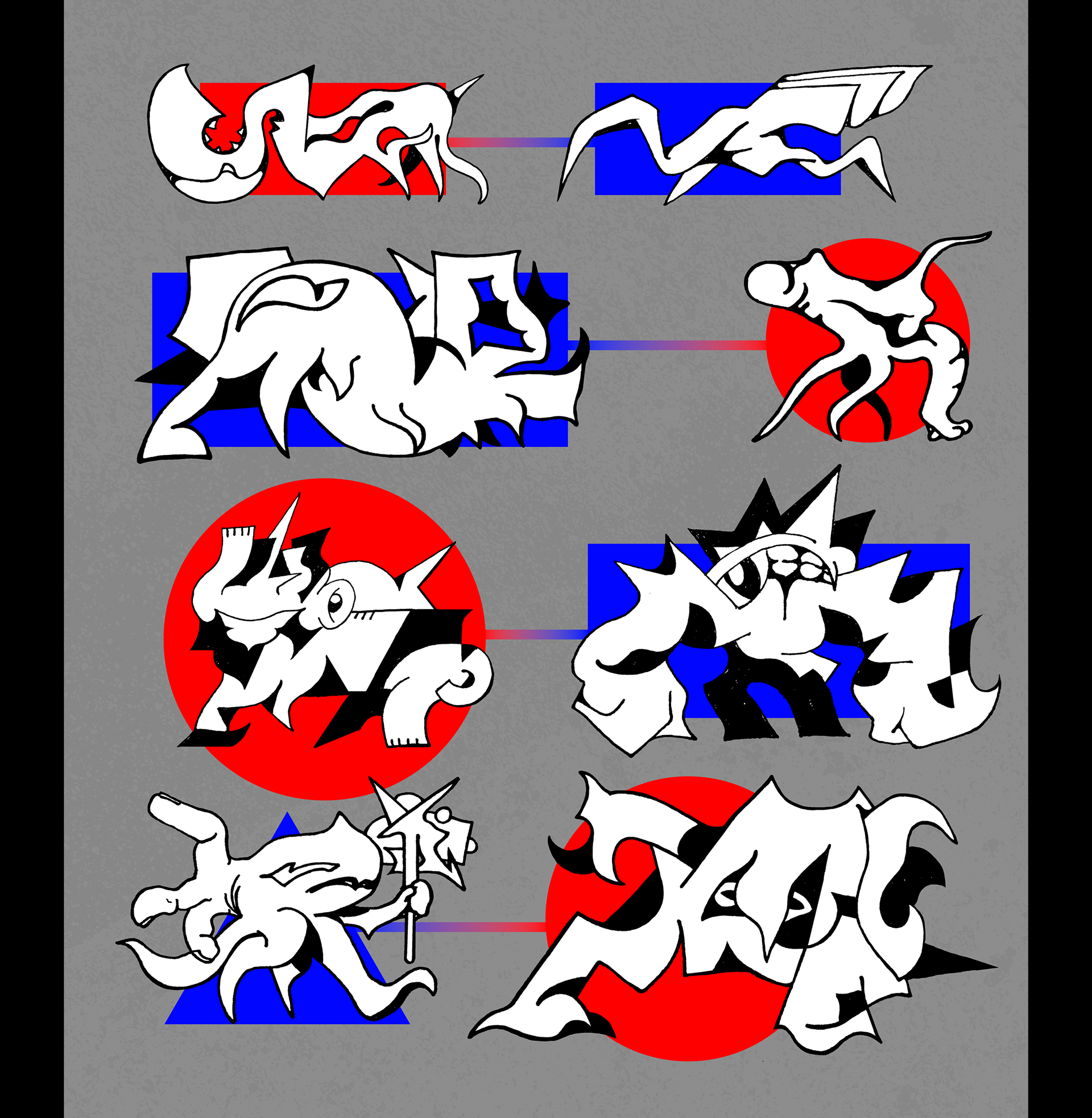 Istoty, collection I (2026), personal drawings