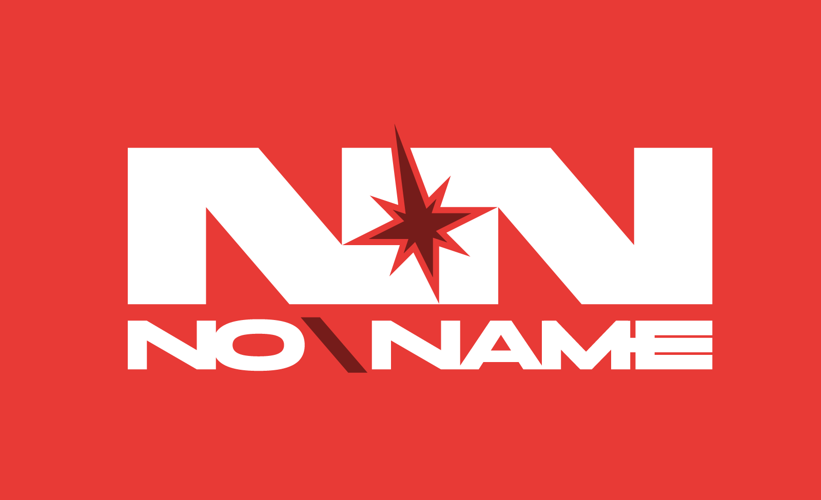 Logotype for the "NO\NAME" manga by Rafal Jaki & Machine GAMU. Published by Shonen Jump+