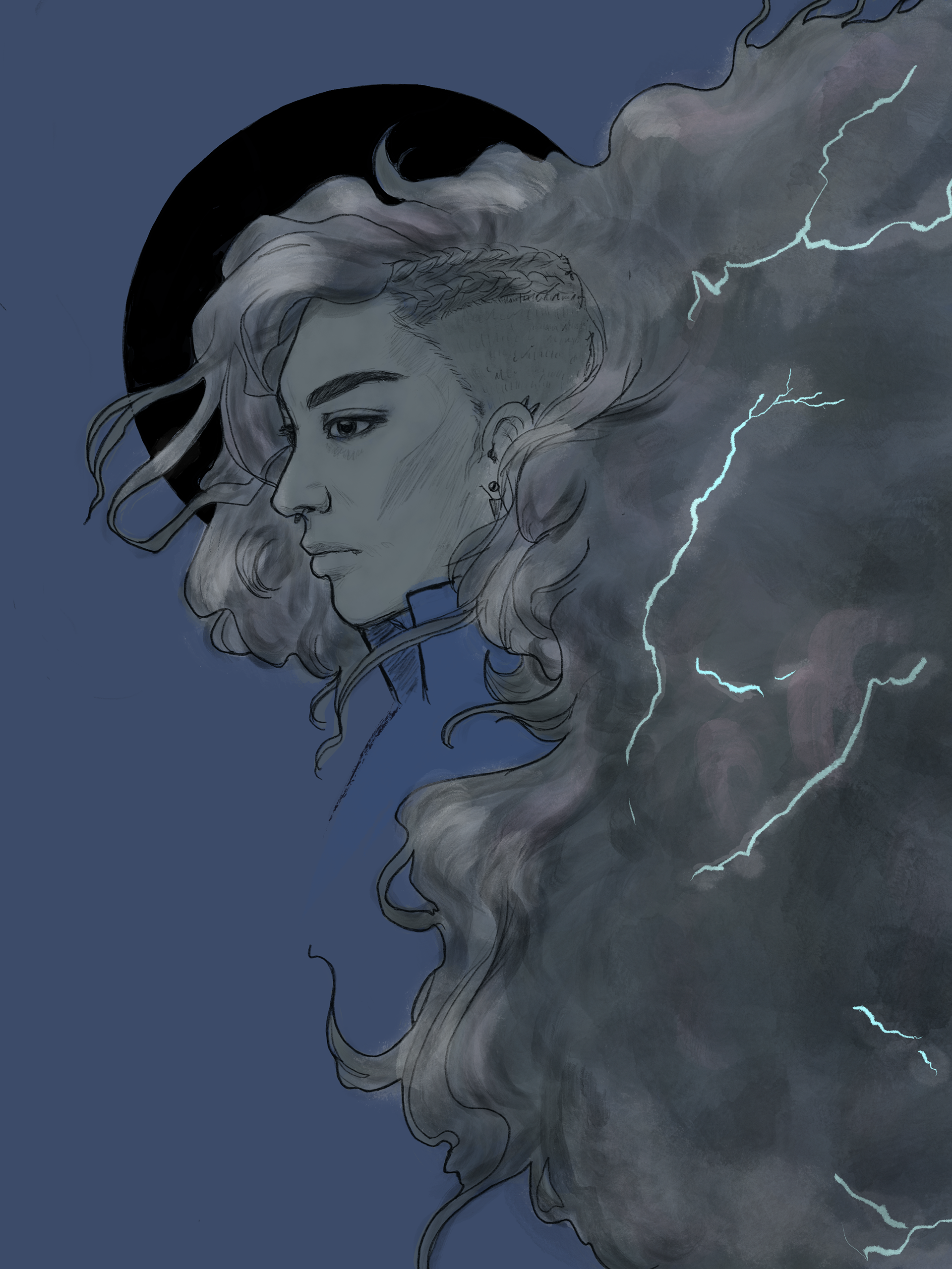 Stormlord, digital illustration
