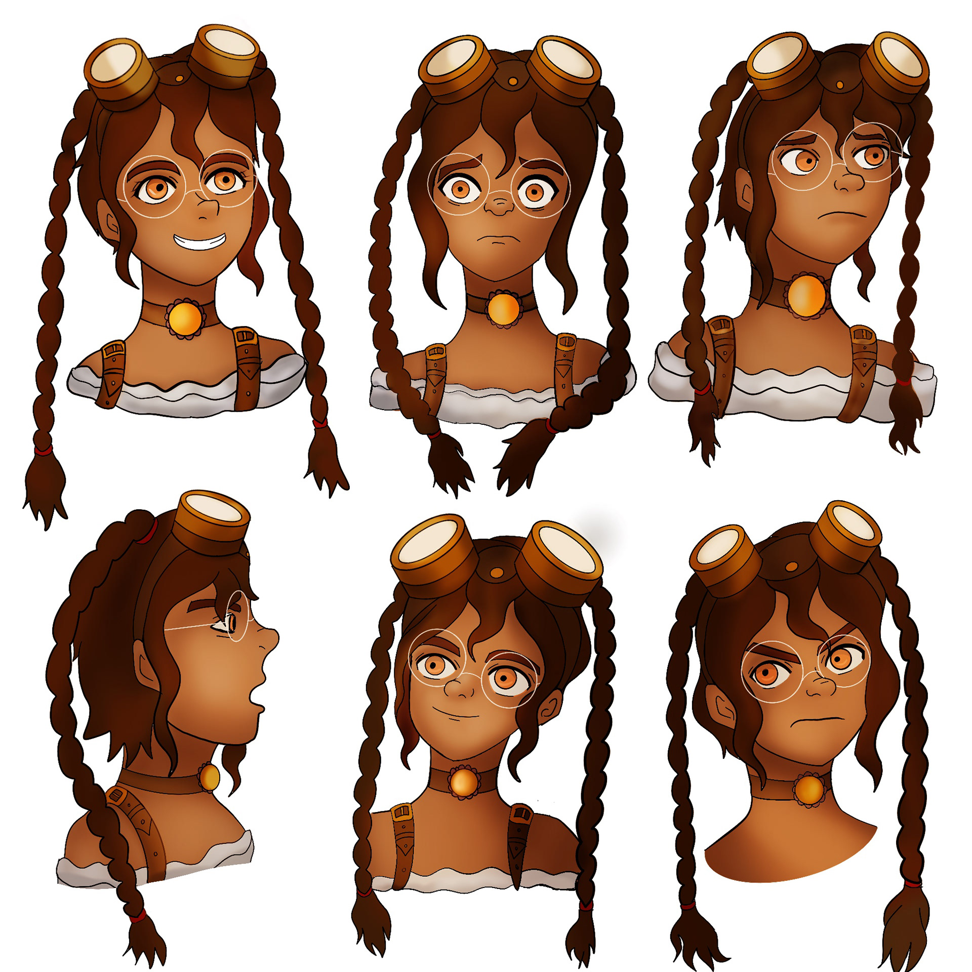 INVENTOR'S DAUGHTER | Character Expressions | ashleyhusain@gmail.com