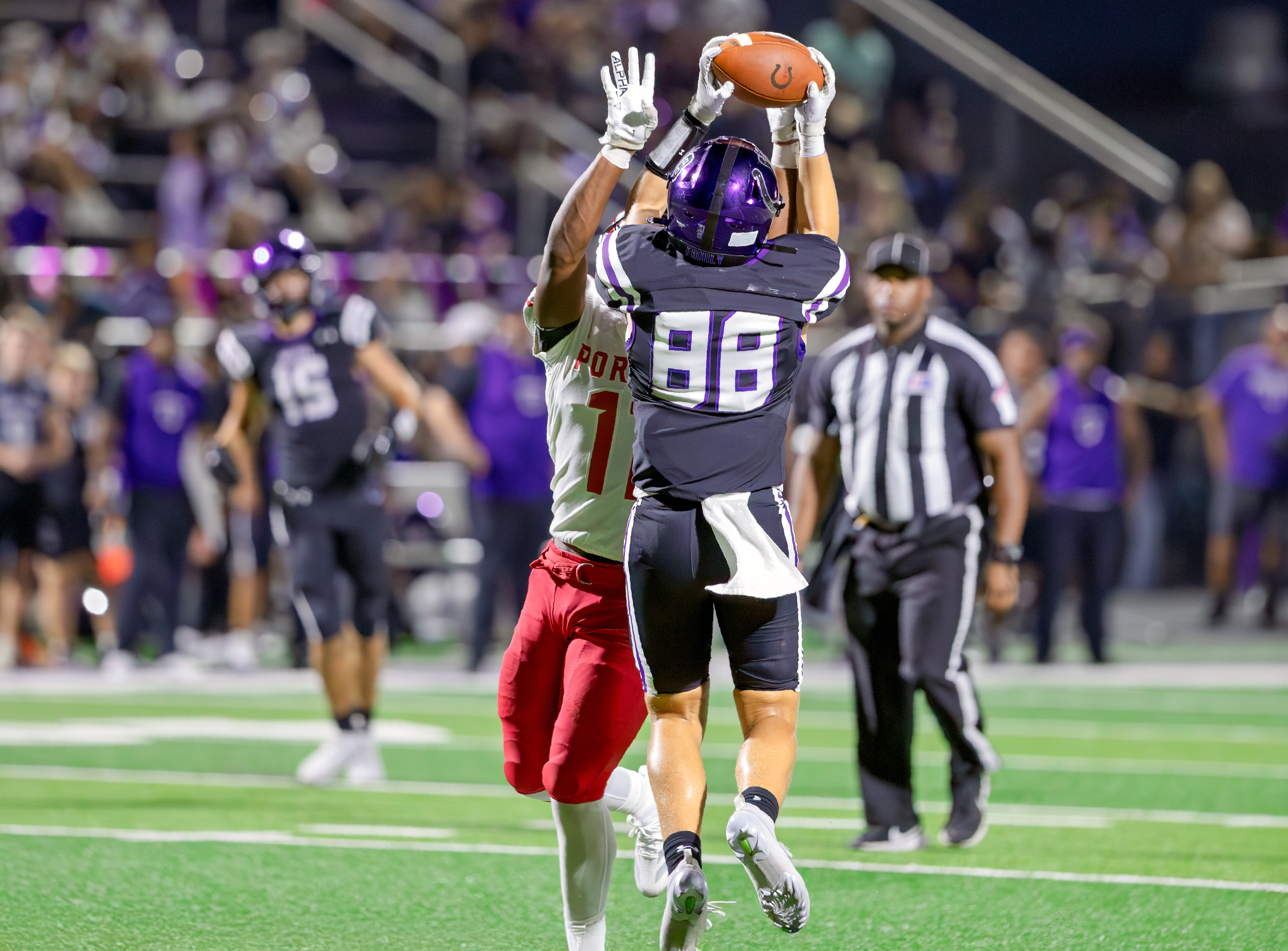 TE Kyle Johnson makes the catch against all odds