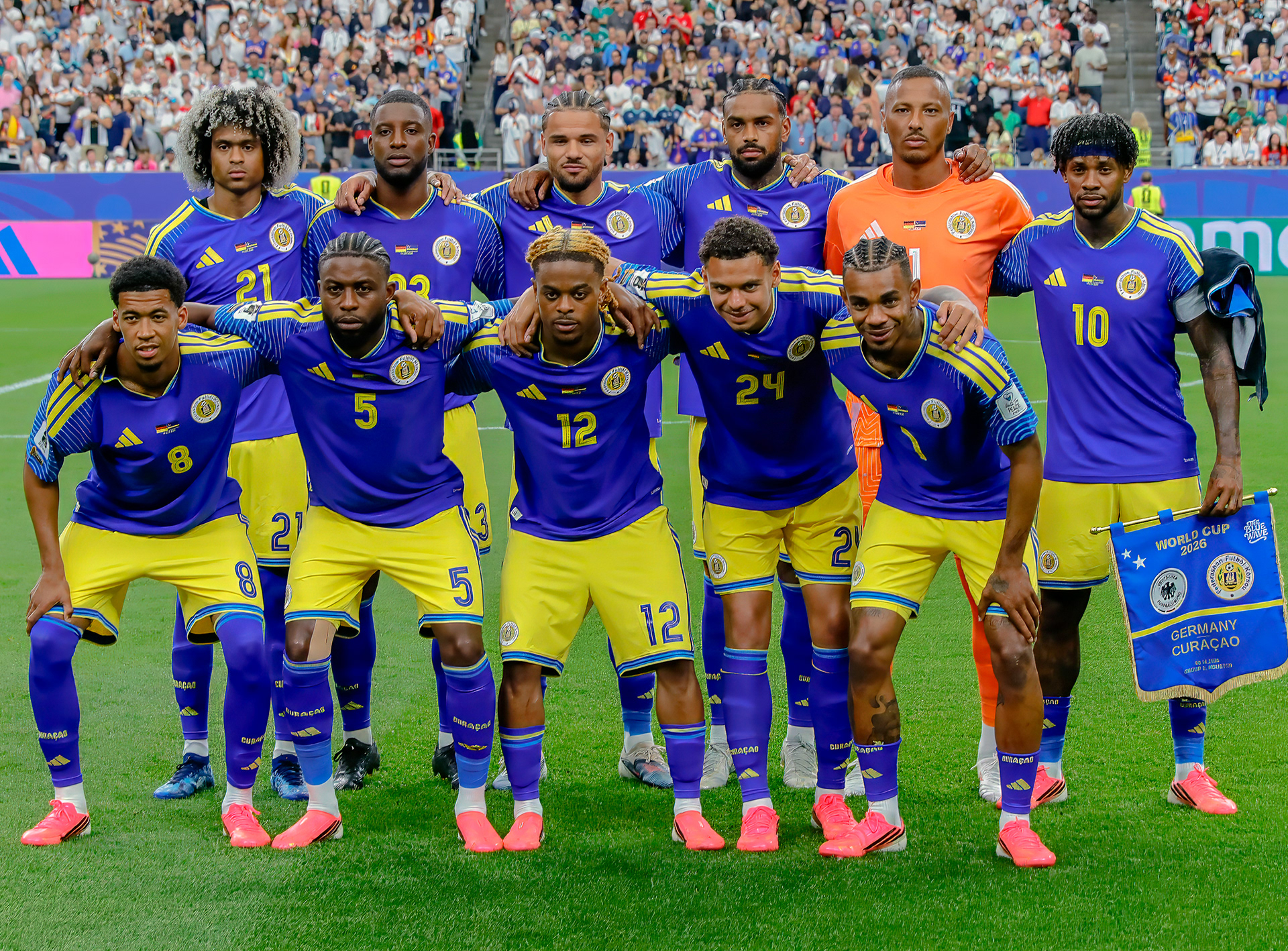 Curaçao squad , starting XI