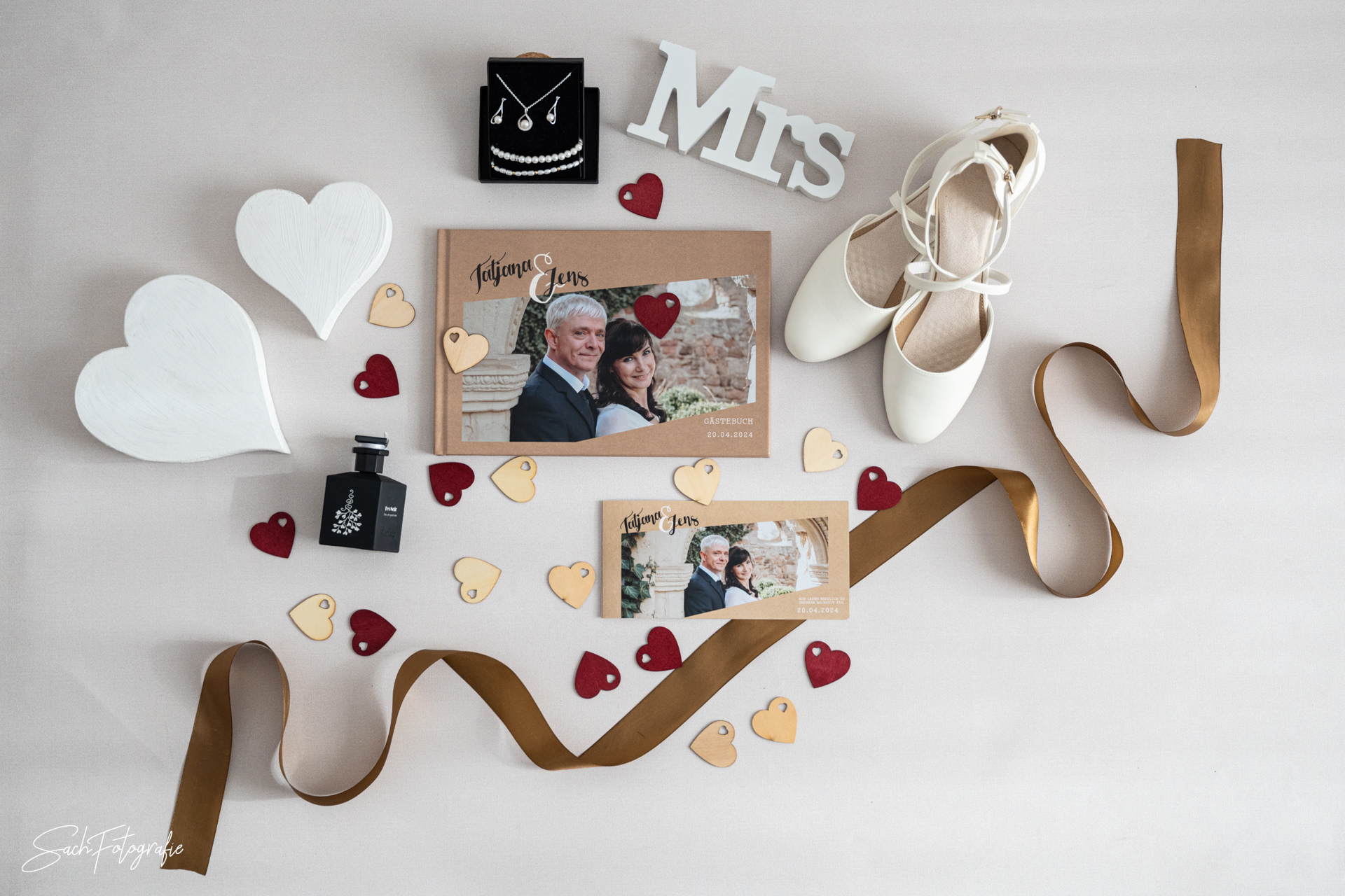 Wedding flatlay