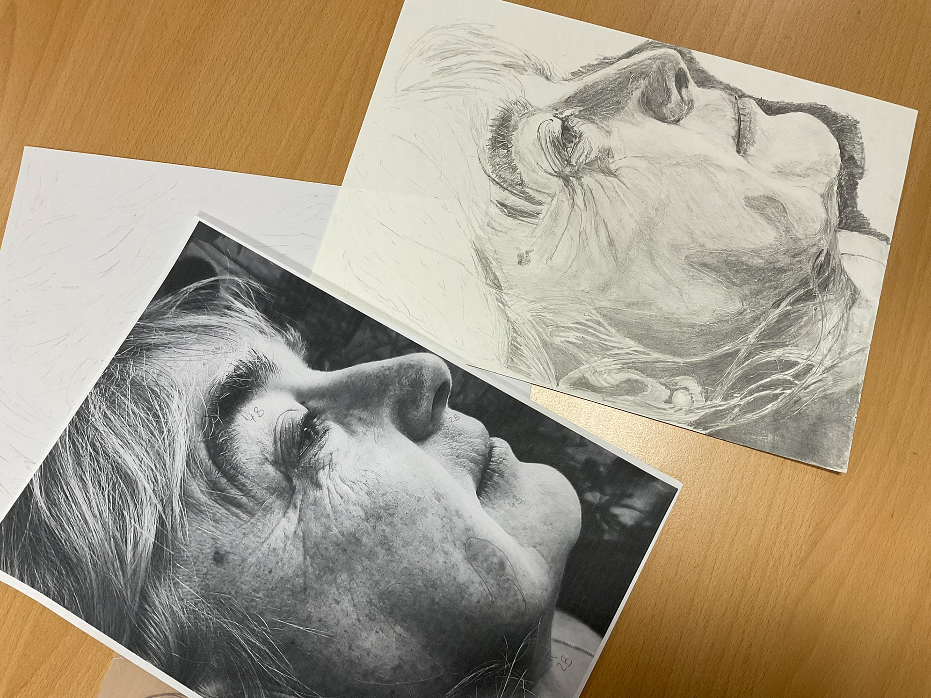 Student Work, Portraits, 2025, Herne