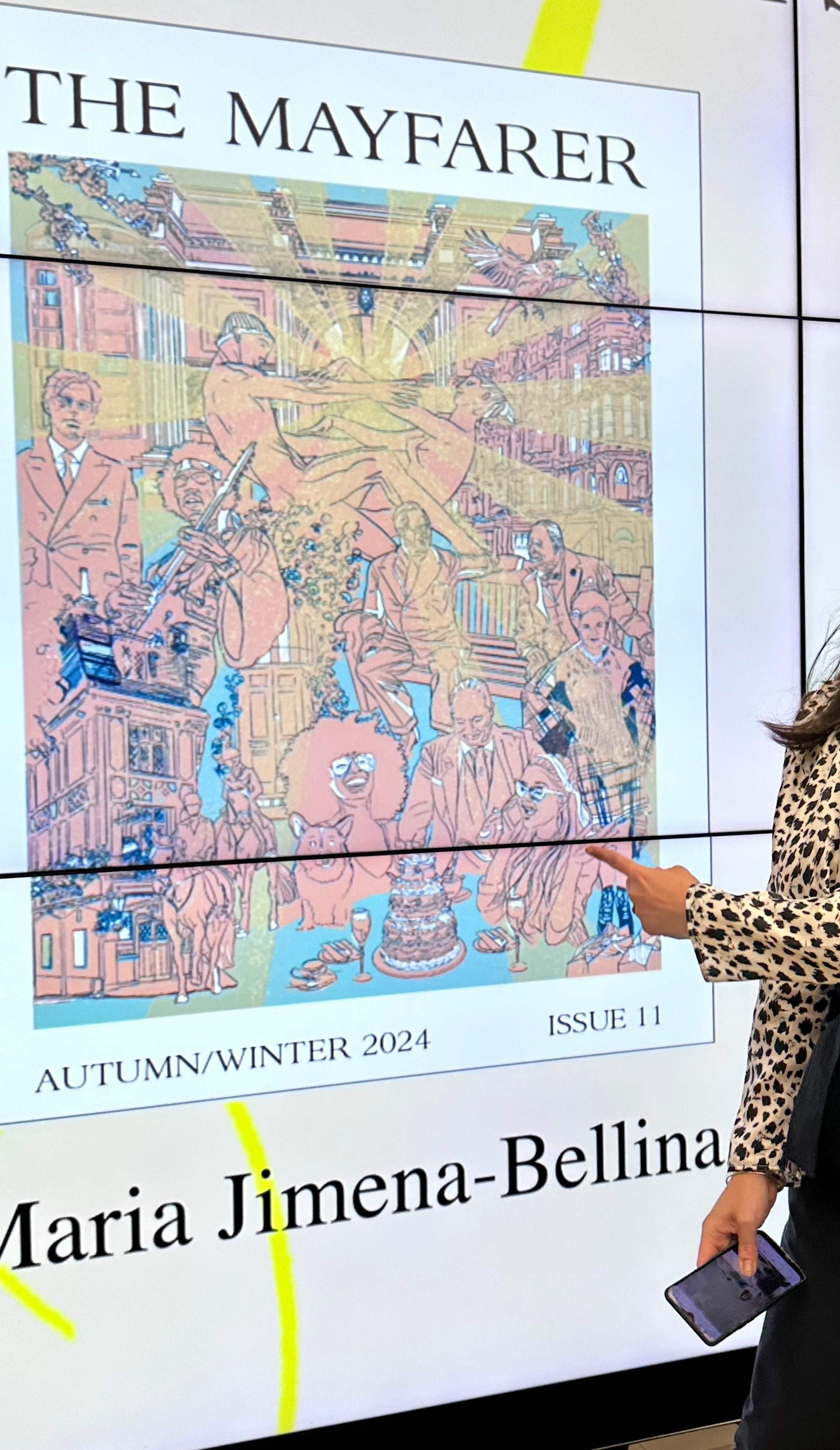 On the Big Screen at Jack Barcklay's, 2024, London