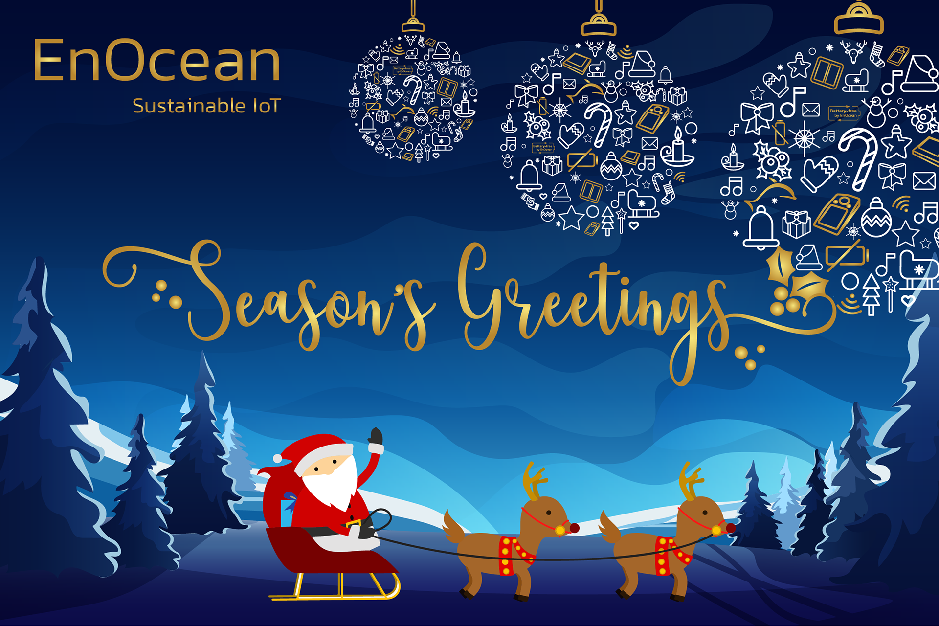 EnOcean GmbH Christmas card 2023