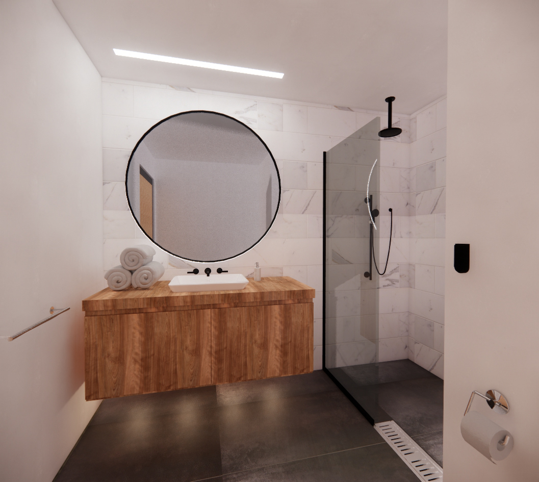 Typical Bathroom with Universal Characteristics