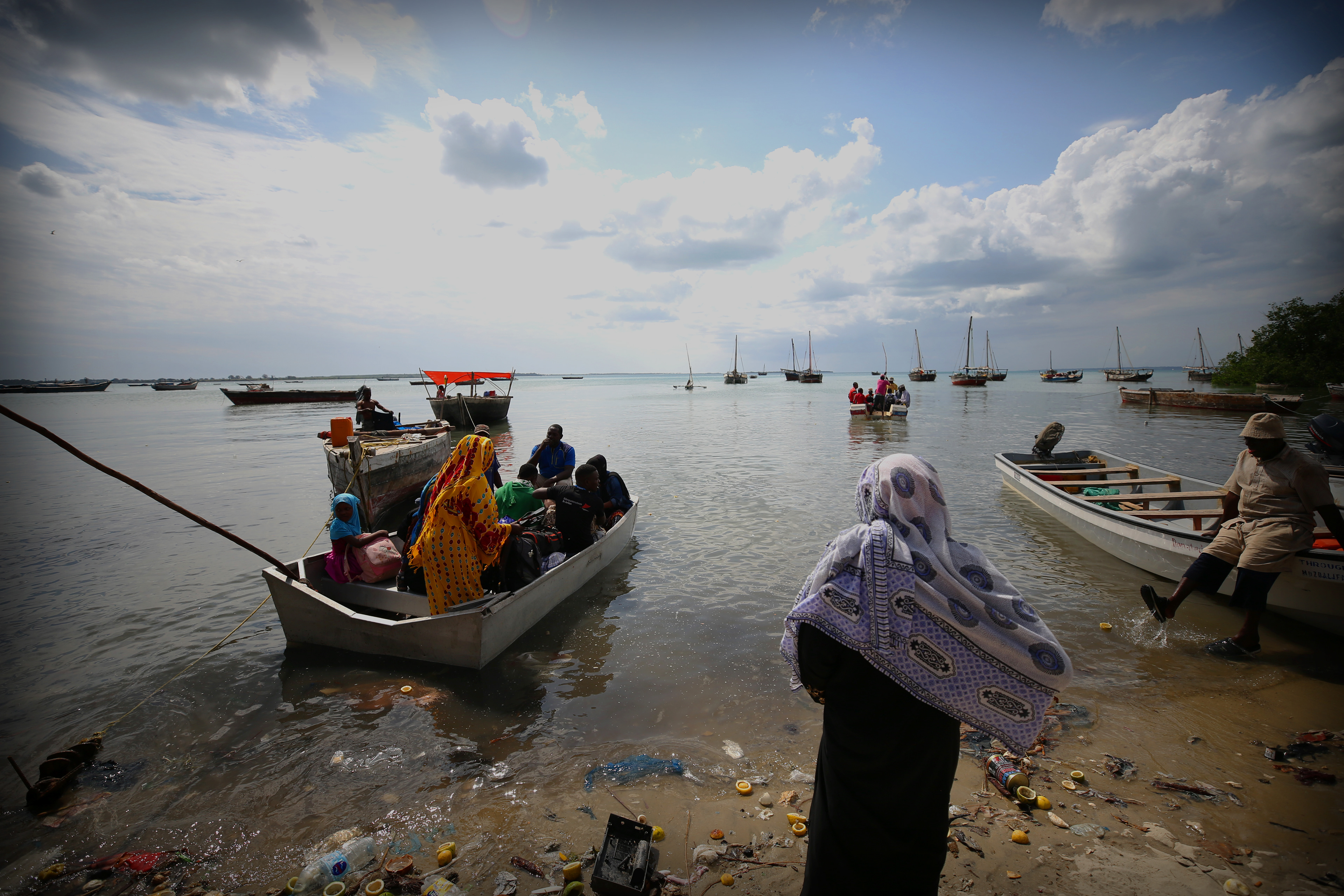 Ferry boats, Zanzibar, 2018
