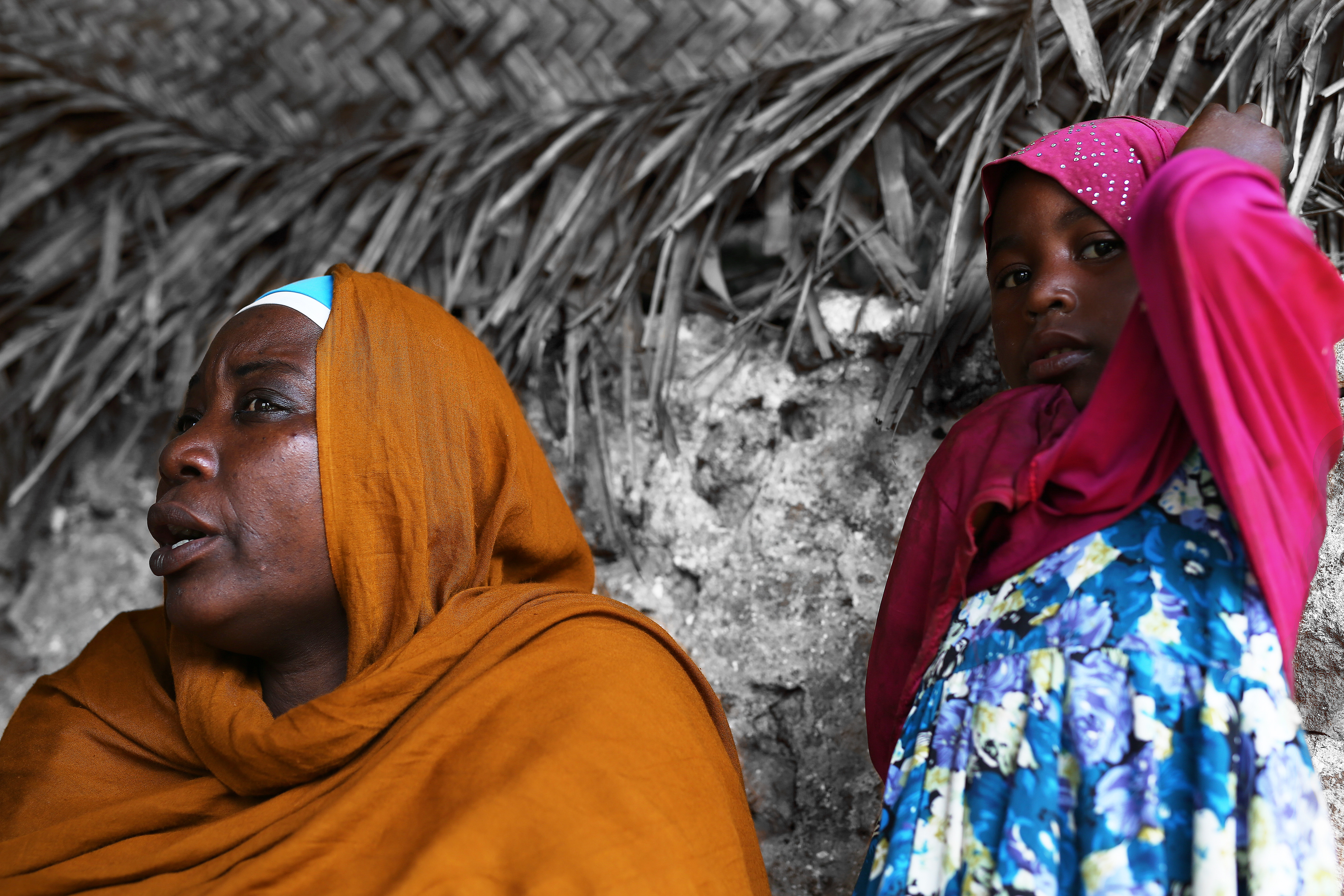 Mother and daughter, Zanzibar, Tanzania, 2018