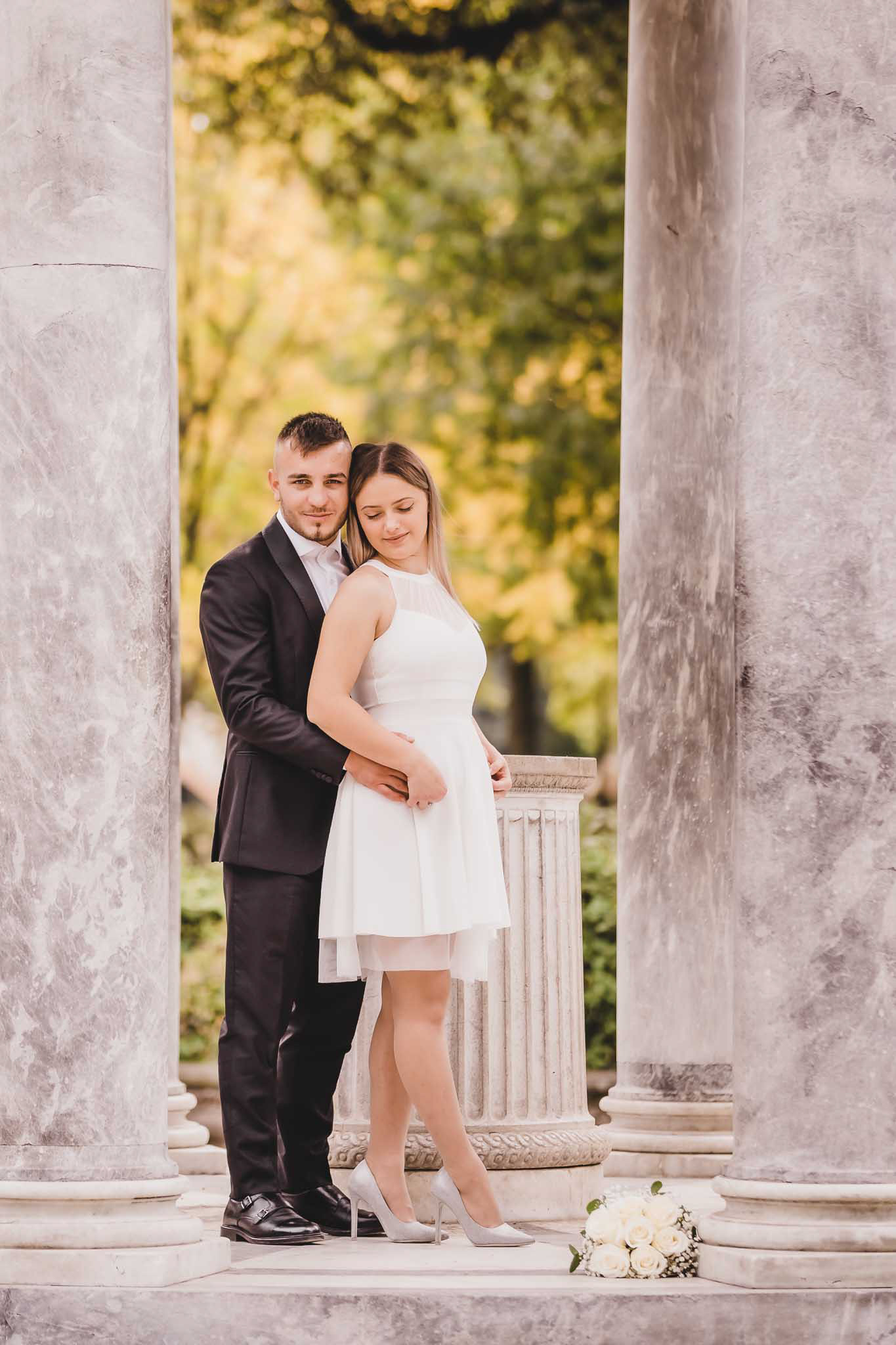 Servizio Fotografico pre Matrimonio Coppia Villa Borghese Roma