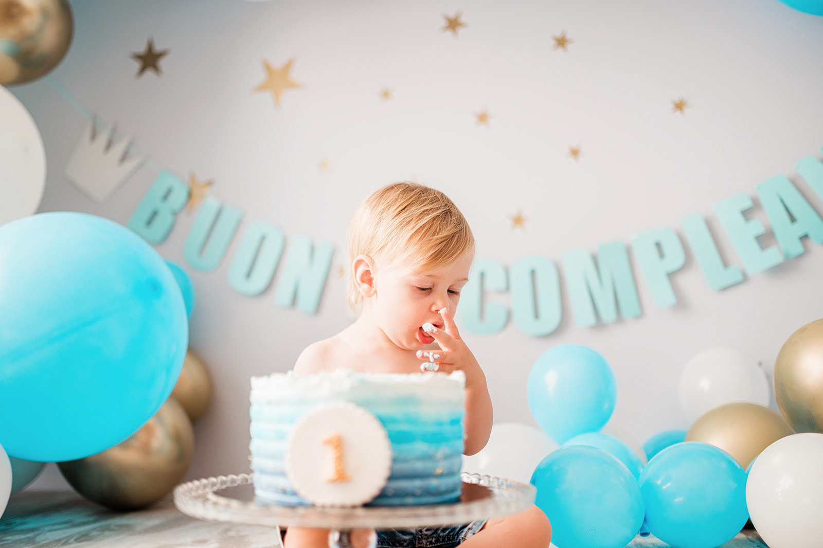 Servizio Fotografico Smash Cake Roma Foto Primo Compleanno